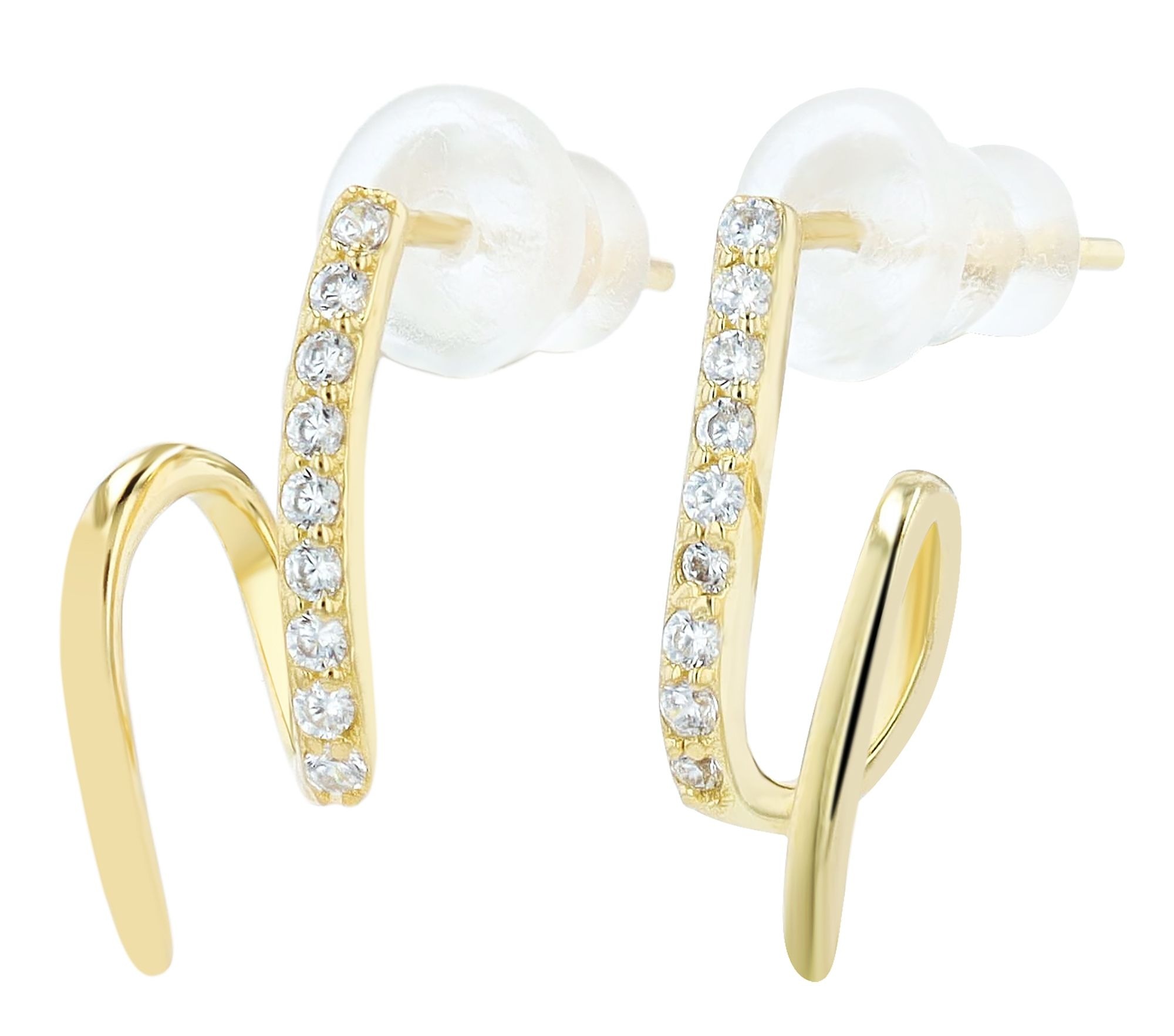 Adelia´s Paar Ohrhänger "Ohrringe – Ohrstecker aus 925 Silber mit Zirkonia" Eine schöne Geschenkidee für jeden Anlass