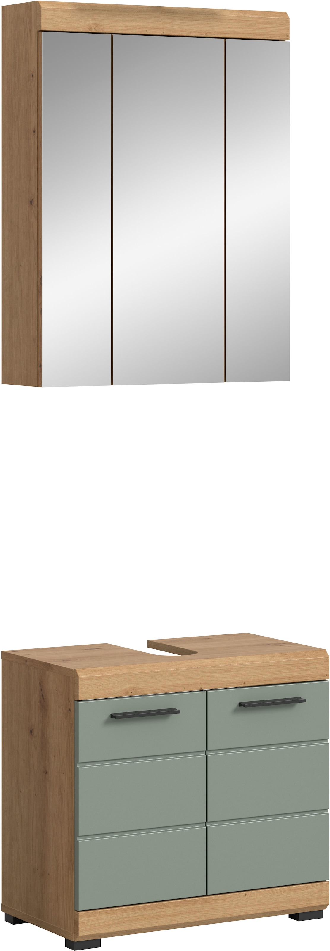 welltime Badmöbel-Set "Siena, 2 tlg., bestehend aus: Waschbeckenunterschran günstig online kaufen