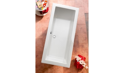 OTTOFOND Badewanne »Cubic«, (Komplett-Set, 3 tlg.), mit Fußgestell und Ablaufgarnitur kaufen