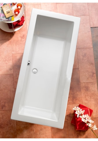 OTTOFOND Badewanne »Cubic« (Komplett-Set 3 tlg....