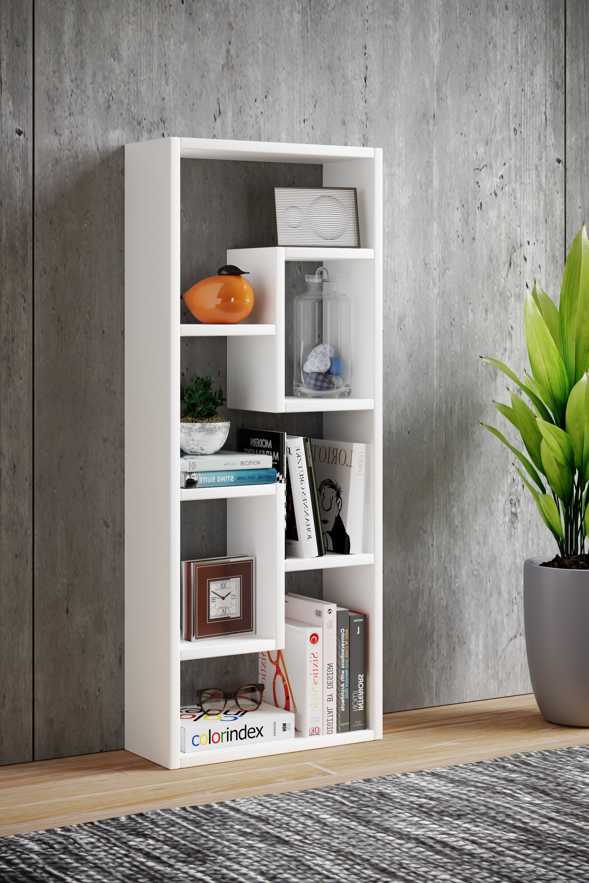 VCM Standregal »Holz Stand Regal Raumteiler Bücher Standregal Vilo«