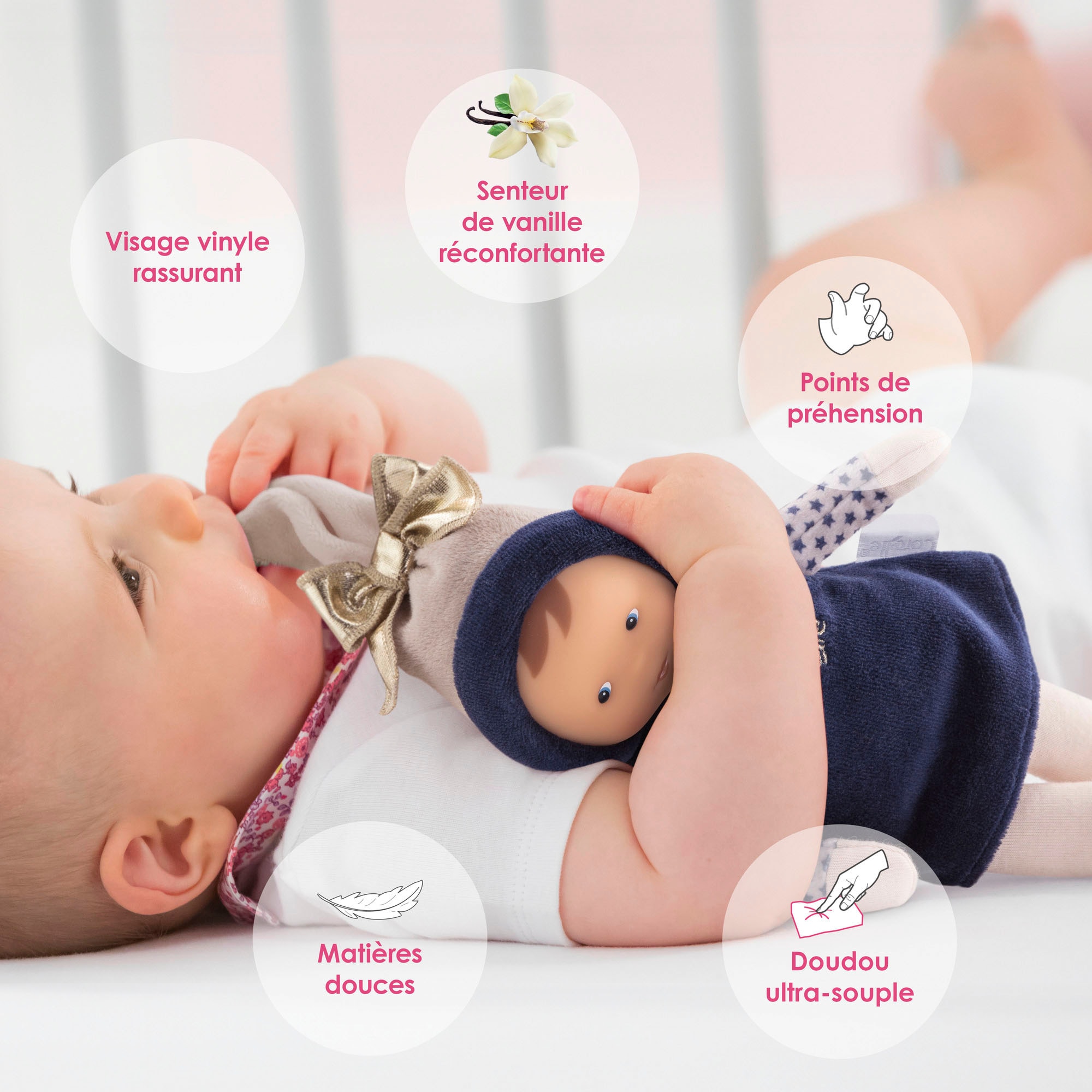 Corolle® Babypuppe »Corolle Mon Doudou Miss, blaue Sternenträume«, mit Vanilleduft