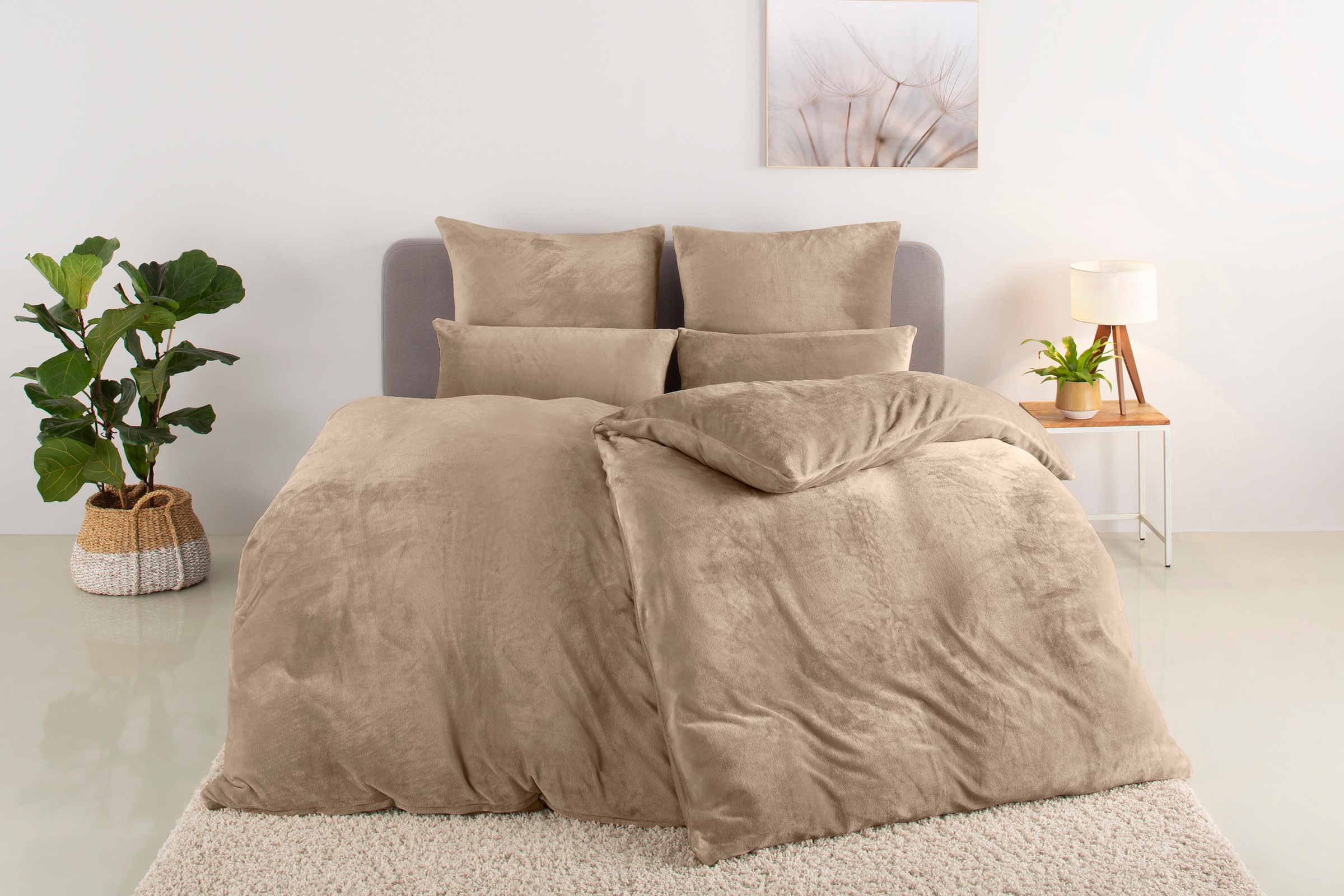 OTTO home Bettwäsche "Desner3" 2 tlg. Bettwäsche mit Reißverschluss, Cashme günstig online kaufen