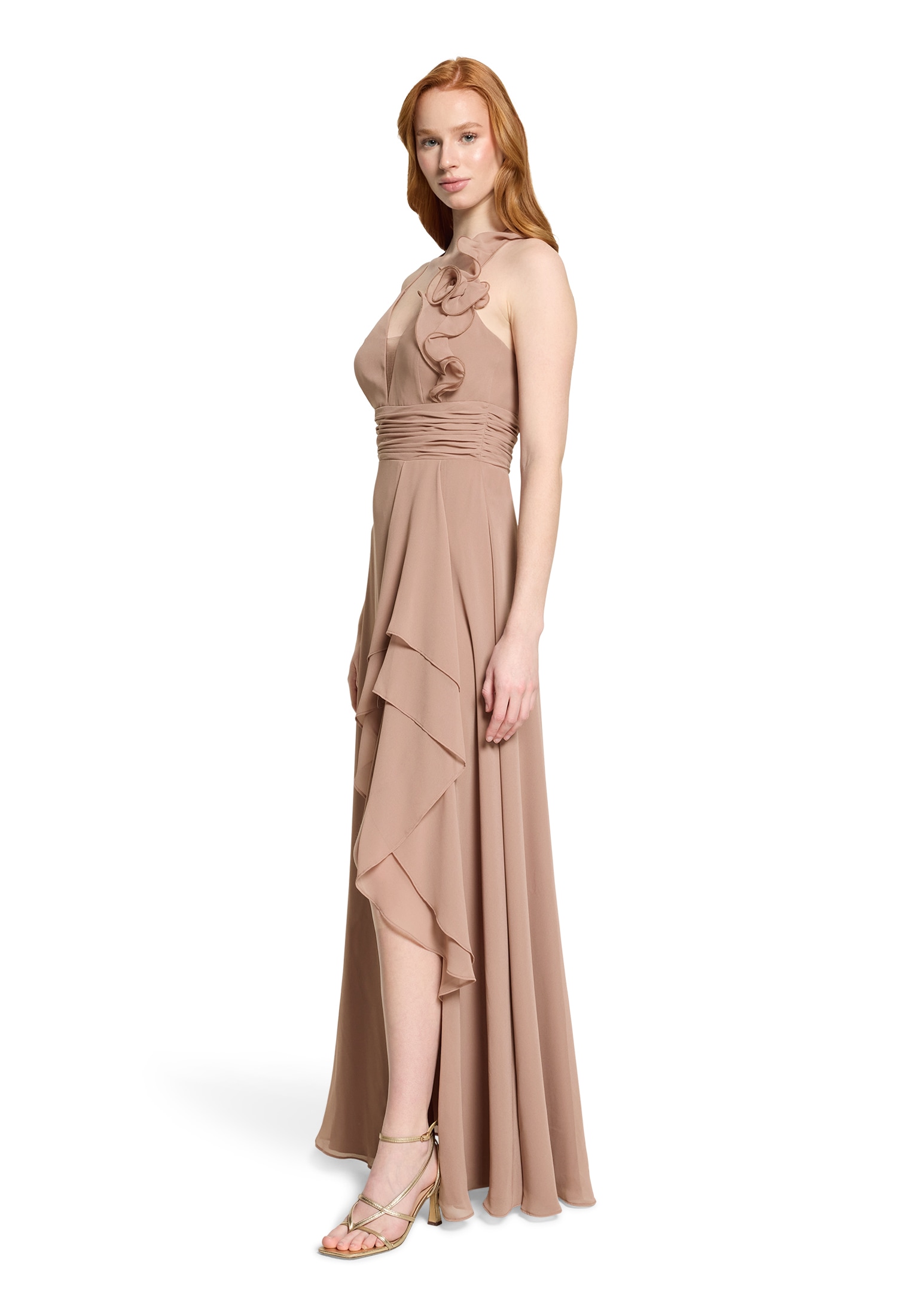 Vera Mont Chiffonkleid »Damen mit Volant« Ohne Tasche