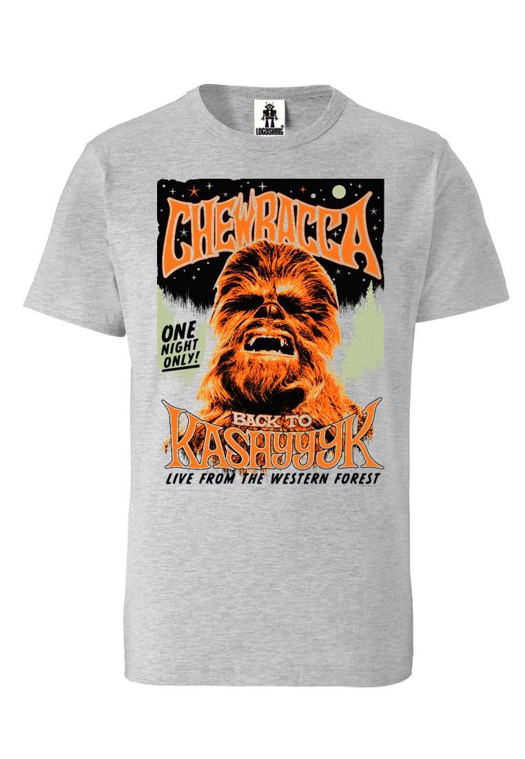 LOGOSHIRT T-Shirt »Star Wars - Chewbacca - Back To Kashyyyk«, mit Chewbacca-Frontdruck
