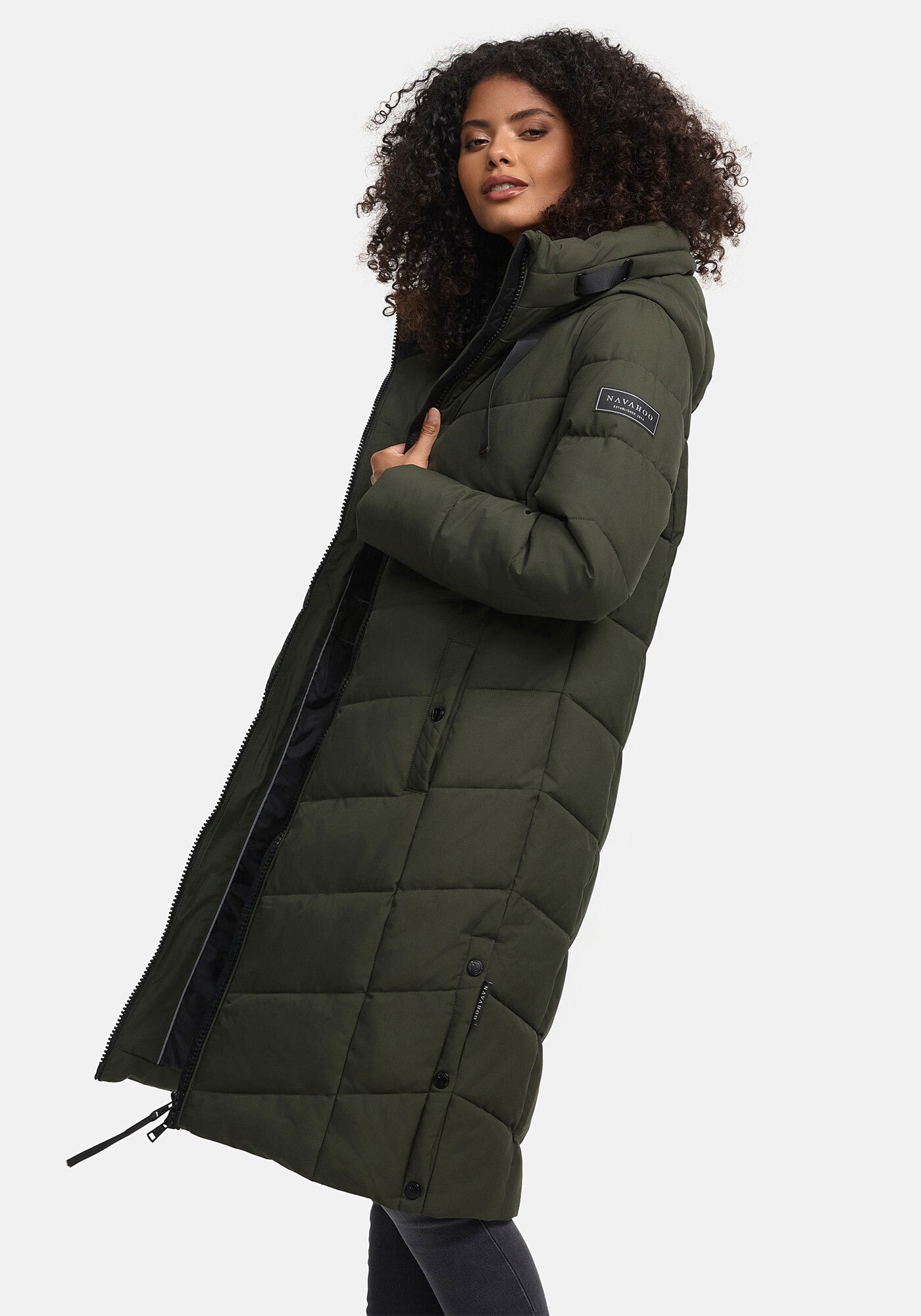 Navahoo Winterjacke »Schmatzibär«, mit weichem Teddyfell innen