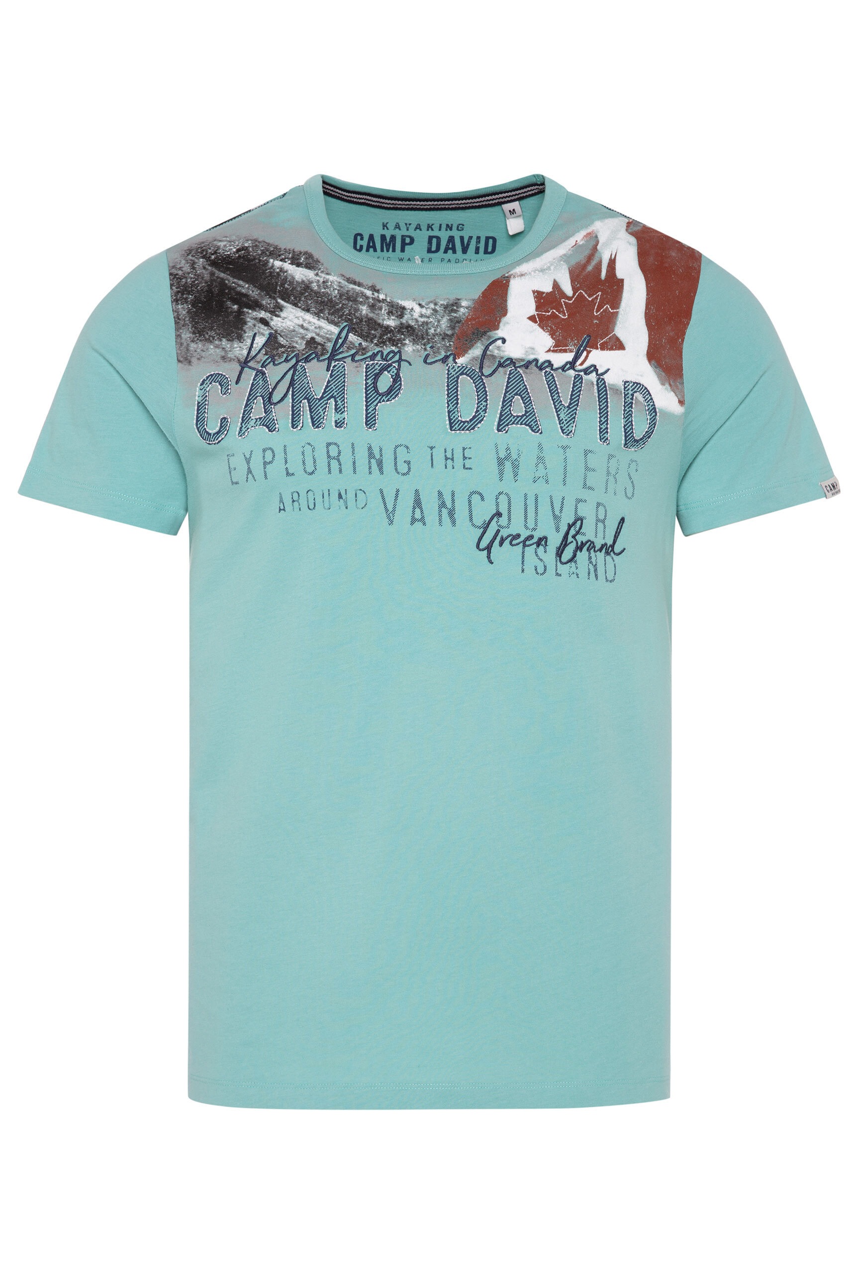 CAMP DAVID Rundhalsshirt, aus Baumwolle