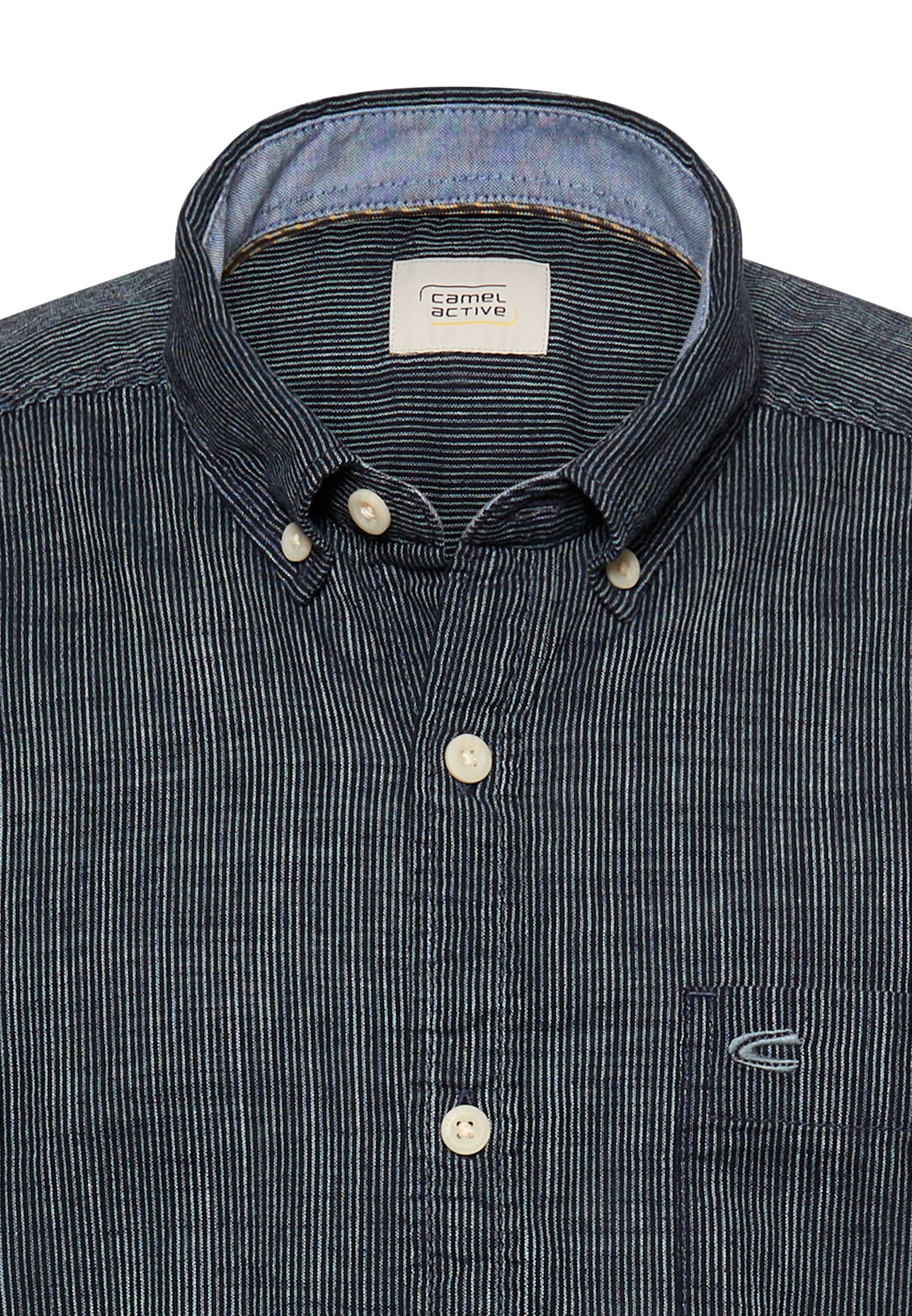 Thumbnail - camel active Kurzarmhemd mit Button-Down-Kragen