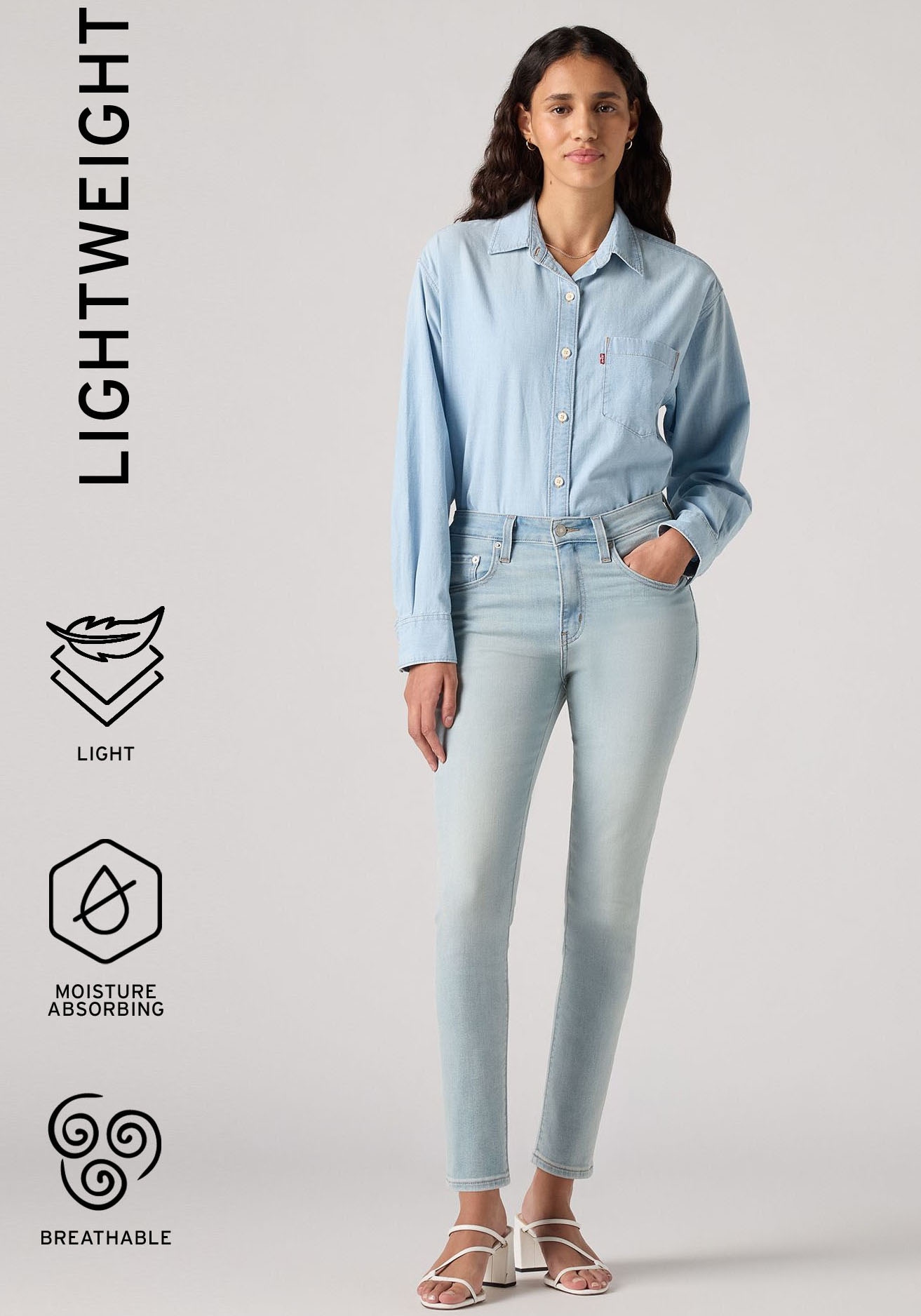 Levi's® Skinny-fit-Jeans »721 High rise skinny«, mit hohem Bund