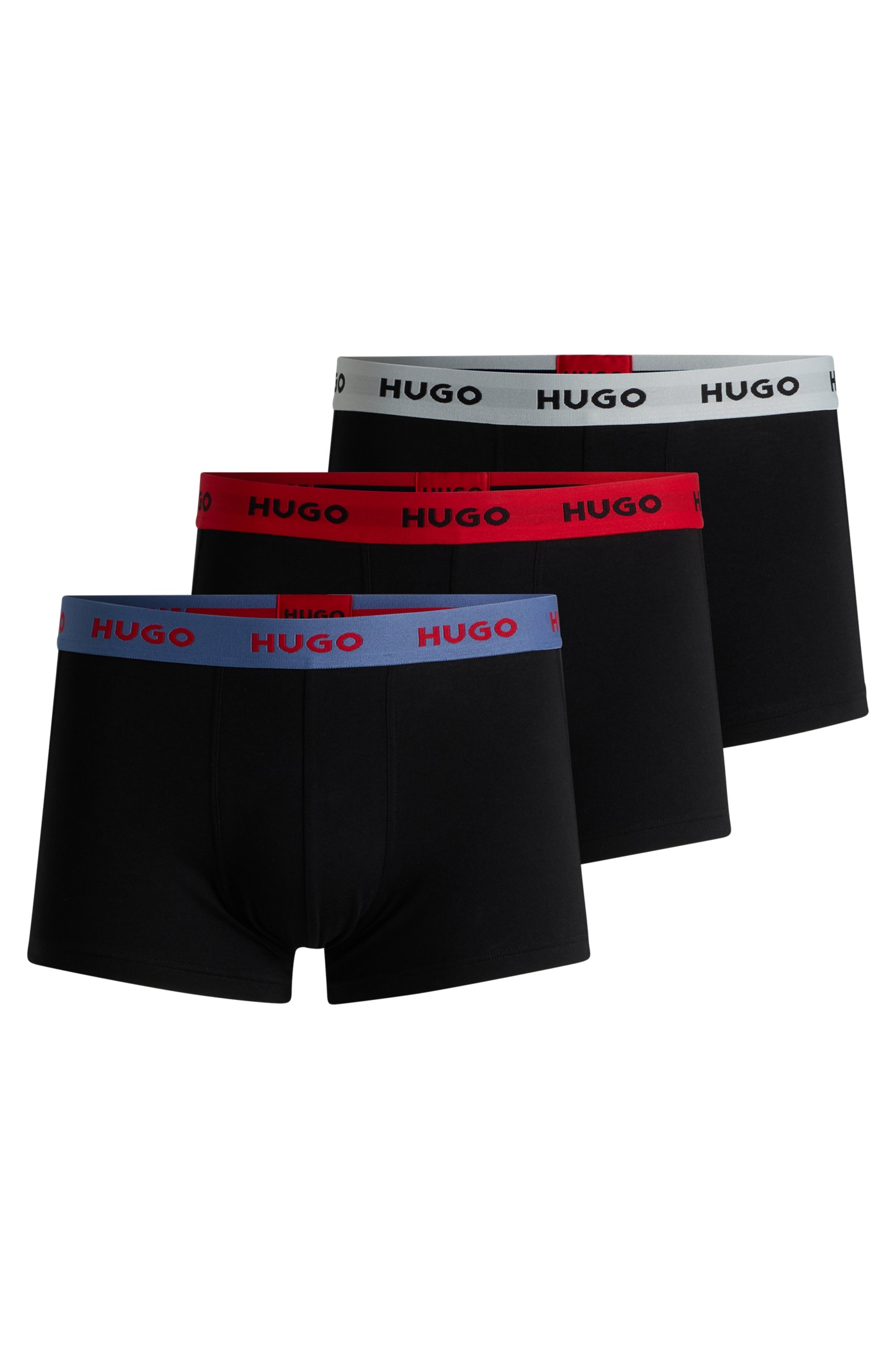 HUGO Underwear Trunk »TRUNK TRIPLET PACK«, (Packung, 3 St.), mit Logoschriftzug auf dem Bund