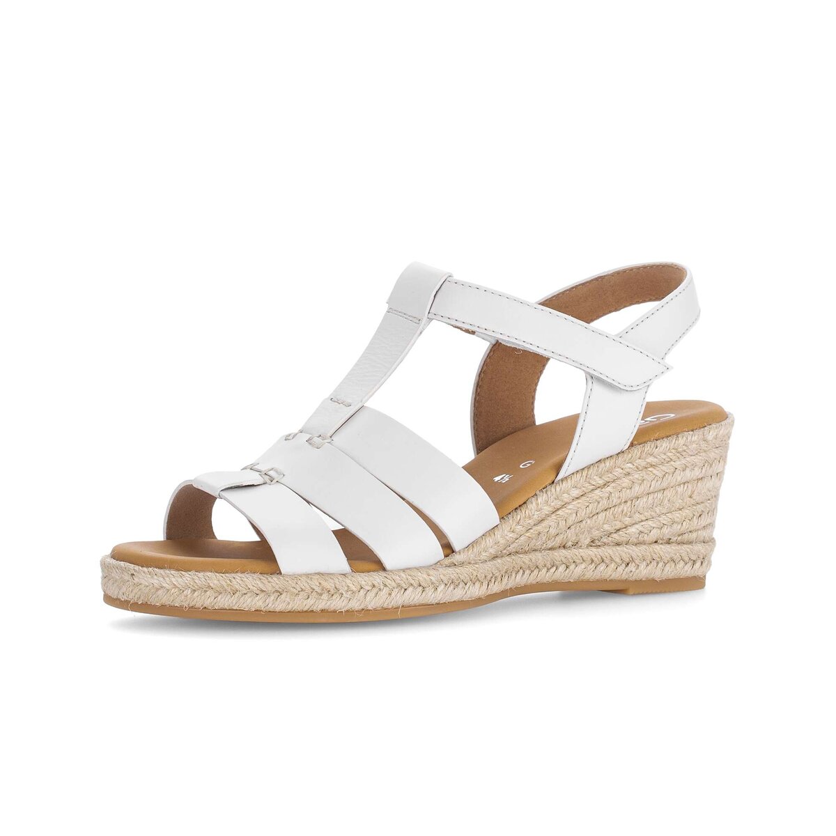 Gabor Wedge Sandal White 39