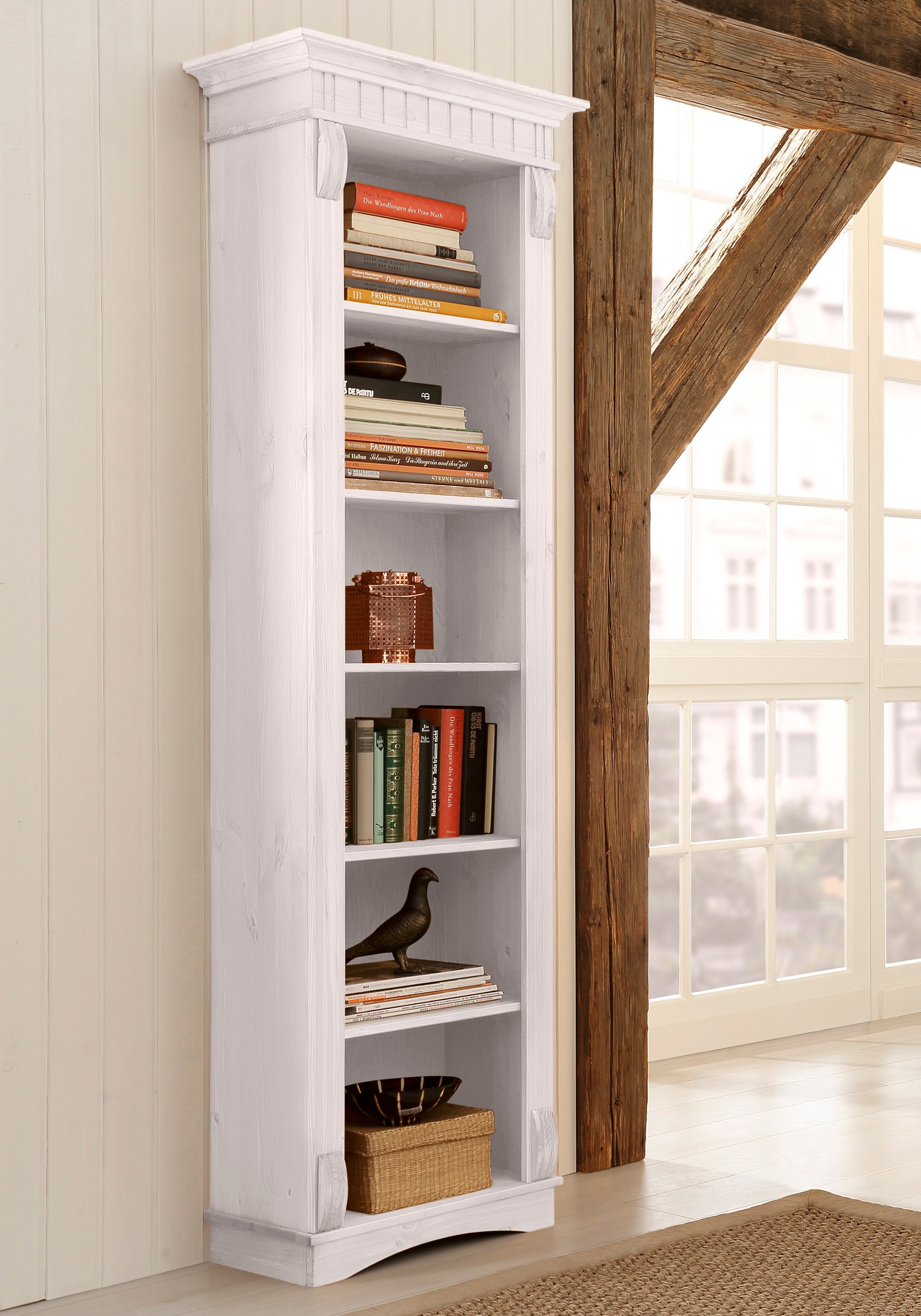 Home affaire Standregal "Teresa", (Maße (B/T/H): 52/33/193 cm), Höhe 193 cm günstig online kaufen