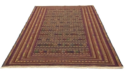 morgenland Wollteppich »Kelim Afghan Teppich handgewebt braun«, rechteckig, 4 mm Höhe,... kaufen