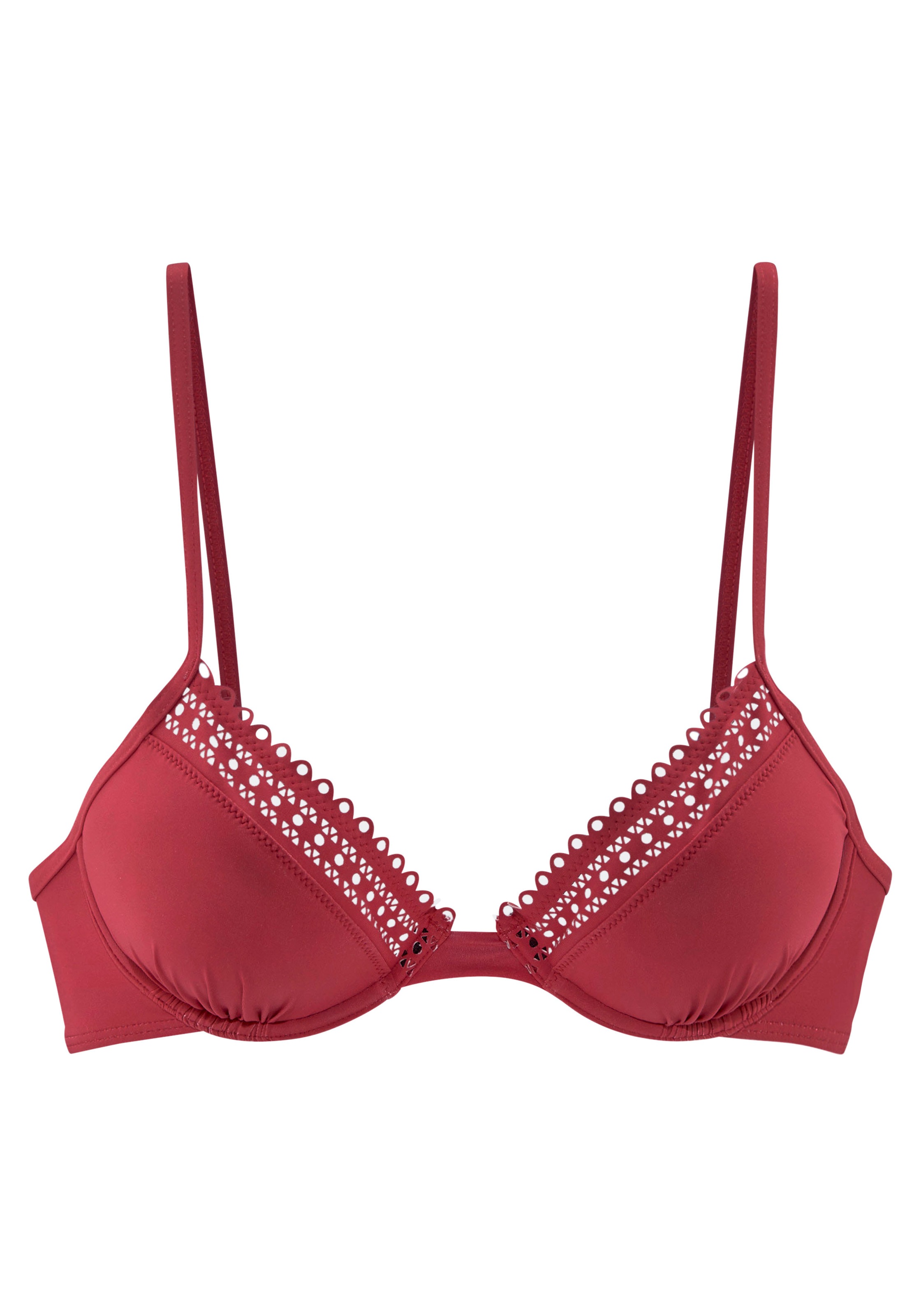 s.Oliver Bügel-Bikini-Top "Aiko" mit Häkeloptik günstig online kaufen