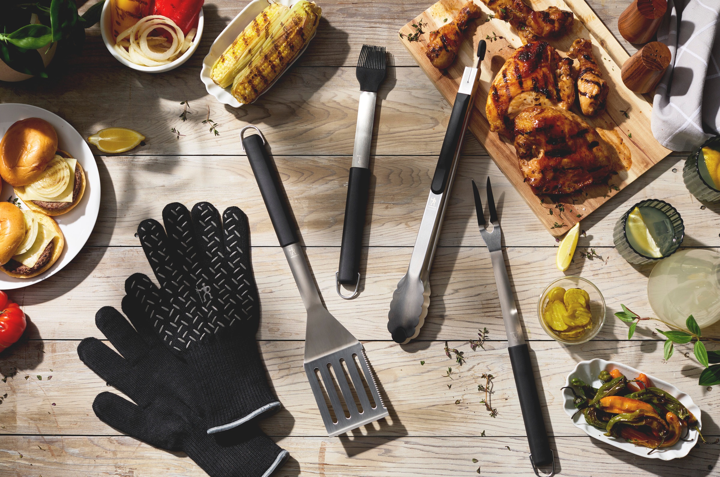 HENCKELS by ZWILLING Grillzange »BBQ« Rostfreier Edelstahl, Aufhänge-Öse