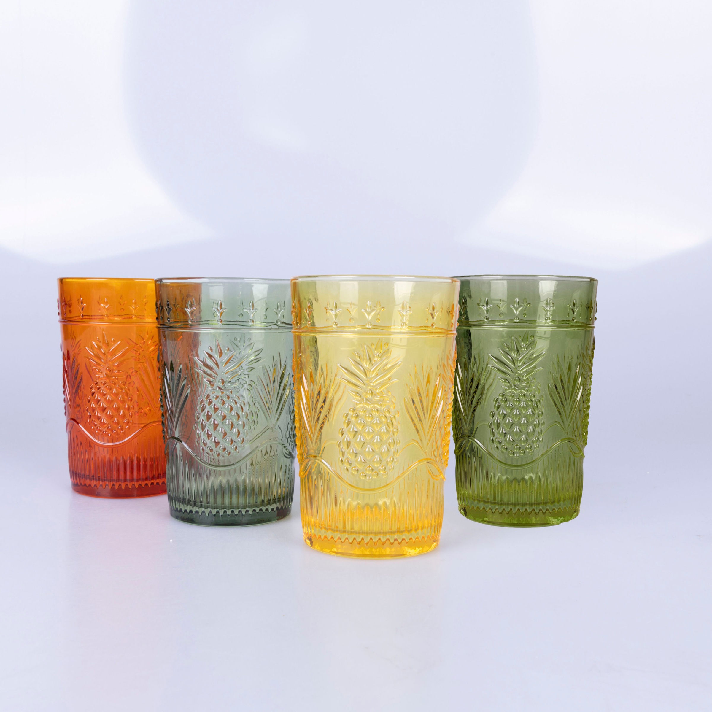 Villa d'Este Gläser-Set »Piňa 350 ml«, (Set, 4 tlg.), Wassergläser-Set, 4-teilig, Inhalt 350 ml