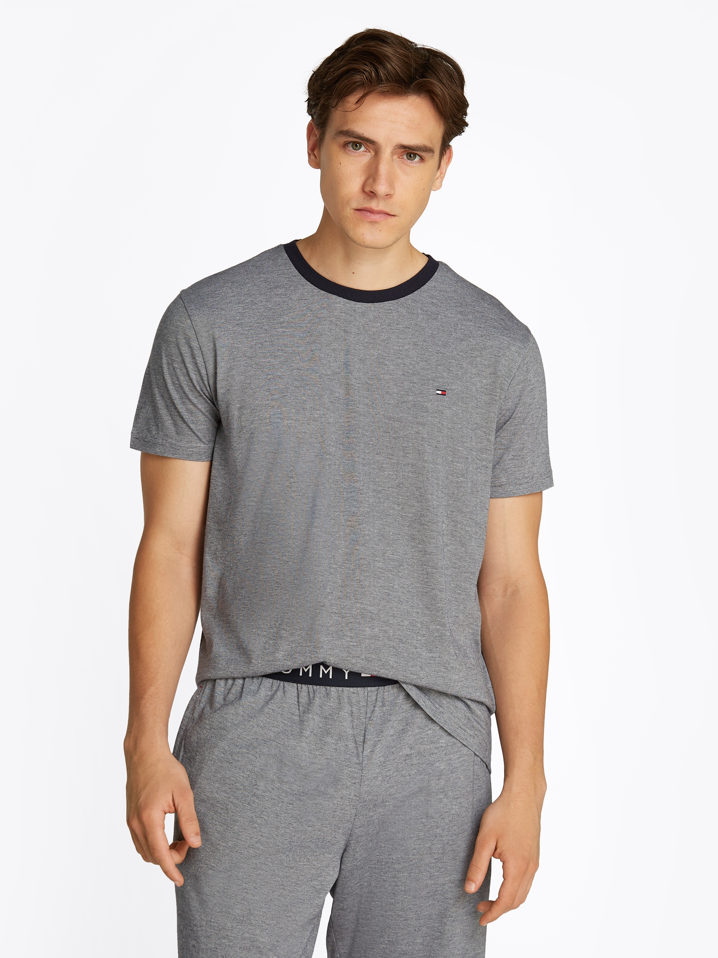Tommy Hilfiger Underwear Schlafanzug "SS JERSEY PJ SET STRIPES" Set, 2er, 2 günstig online kaufen