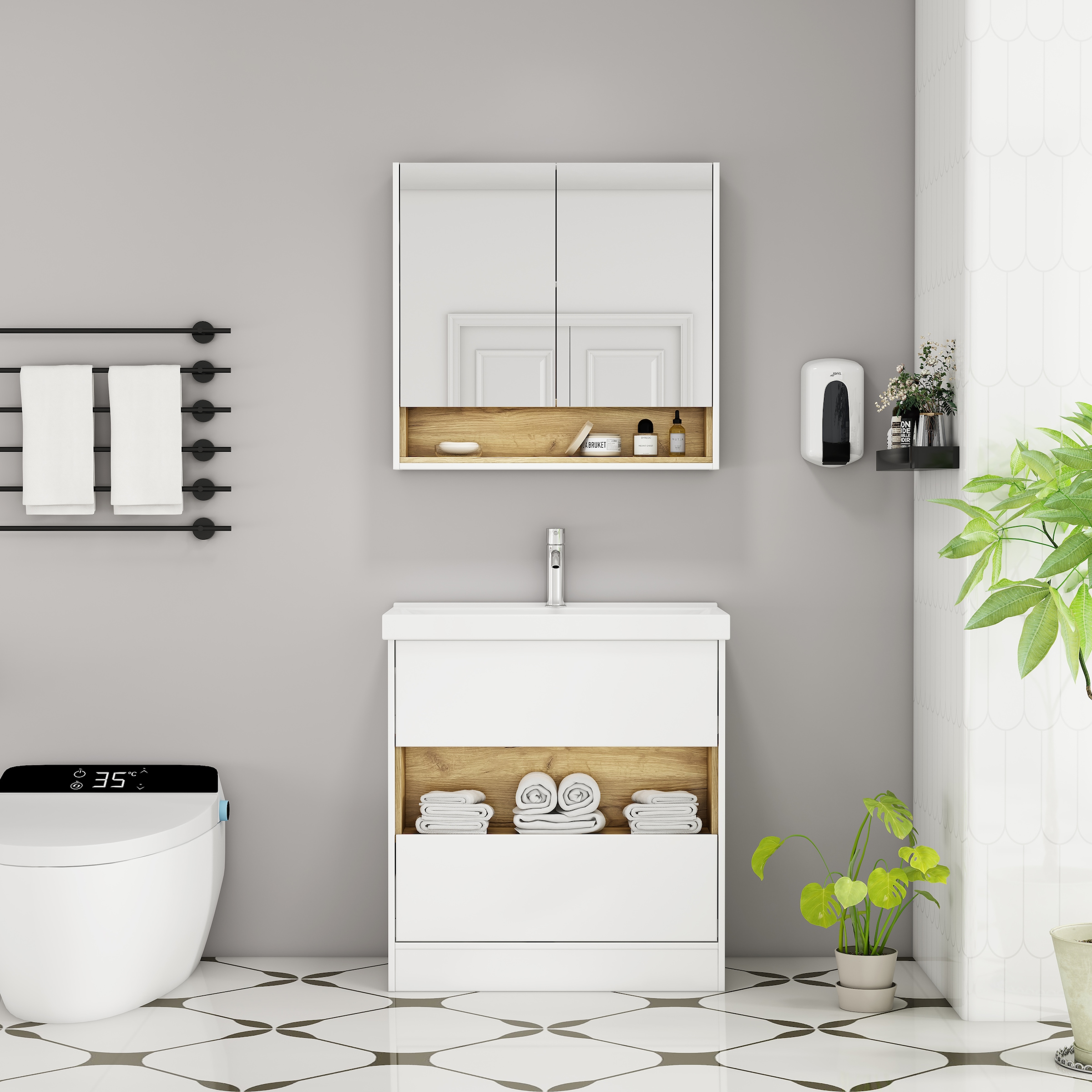 welltime Badezimmer-Set »Valencia«