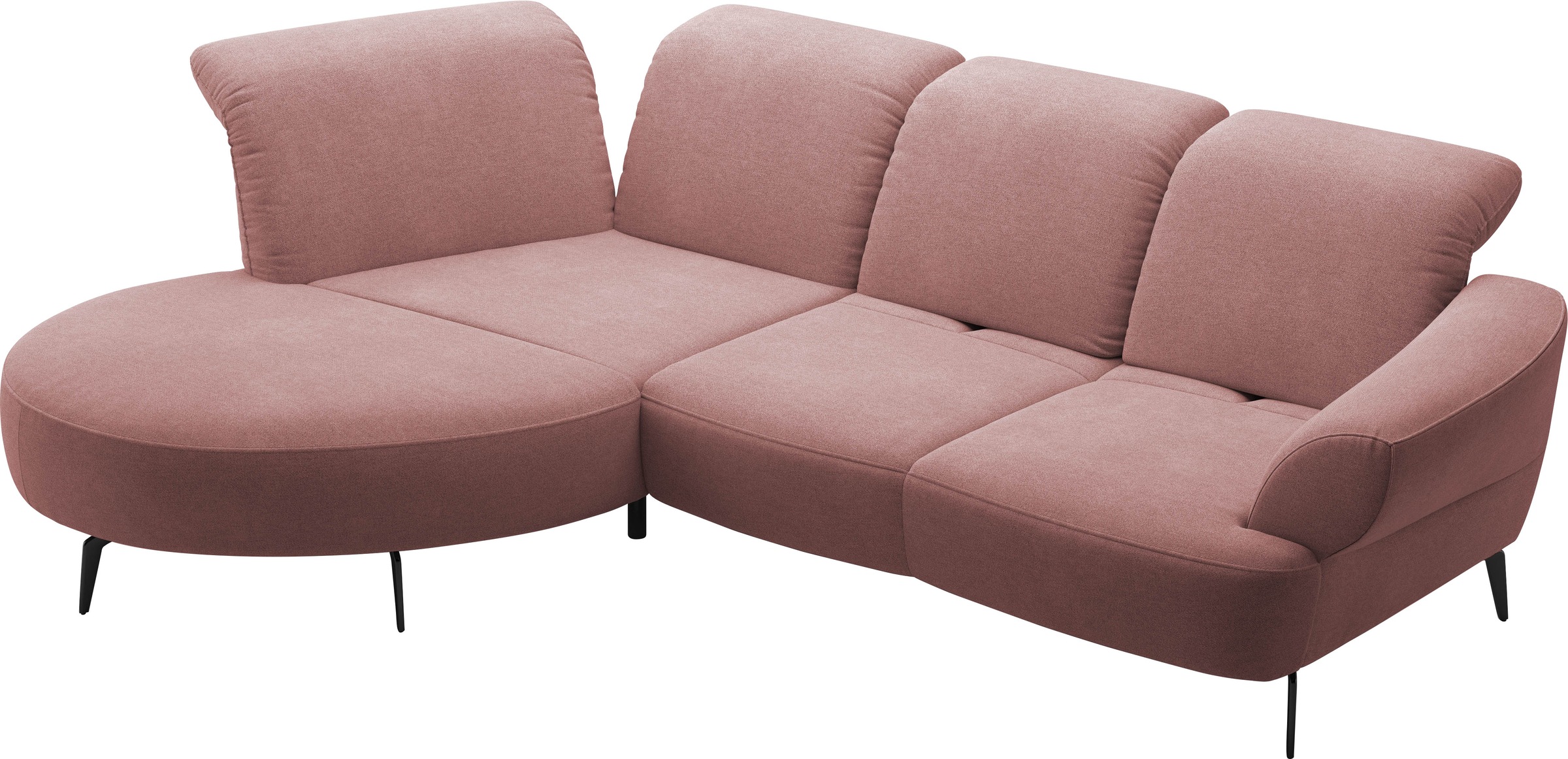 sit&more Ecksofa »Dance«, inkl.System Click&Seat und Sitztiefenverstellung
