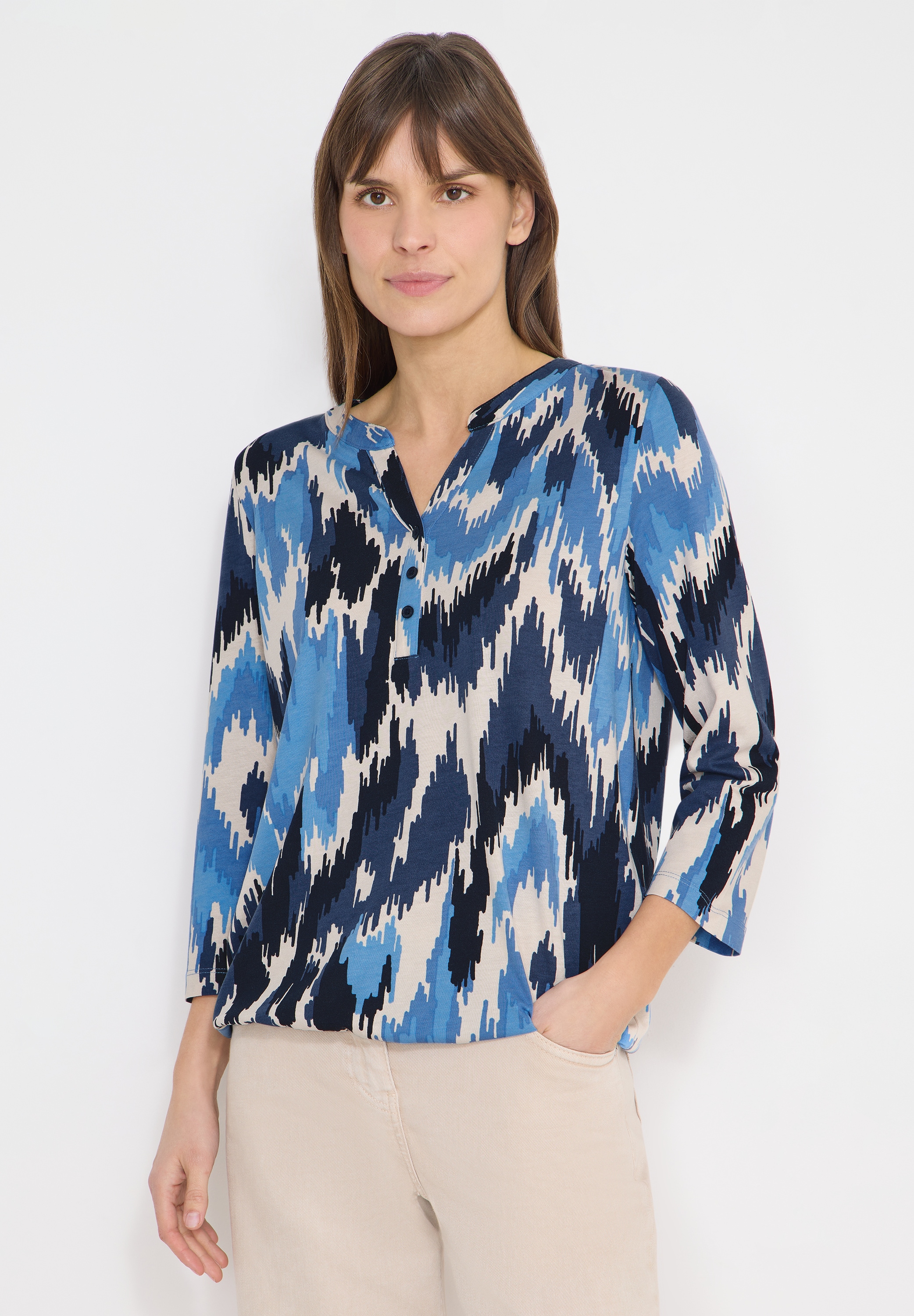 Cecil 3/4-Arm-Shirt mit 3/4 Ärmeln günstig online kaufen