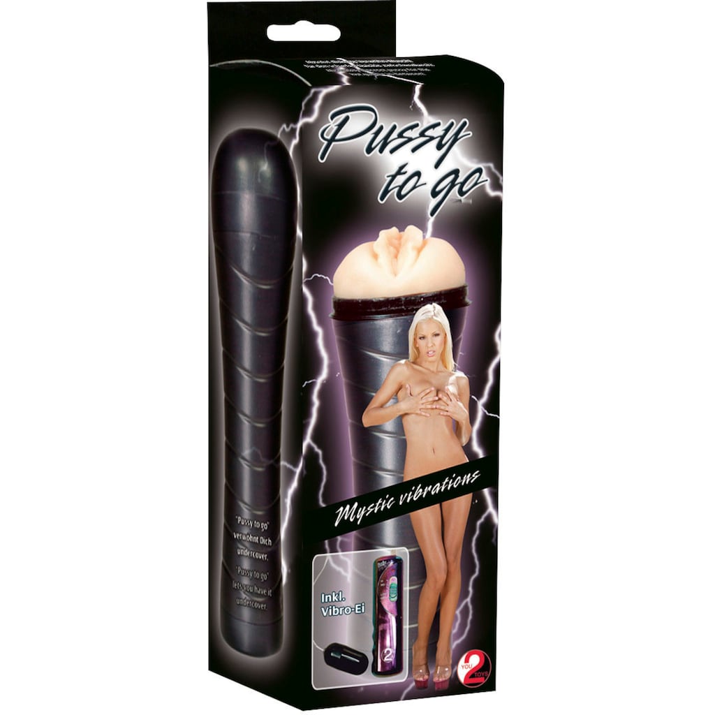 You2Toys Masturbator »Pussy to Go Vibr.«