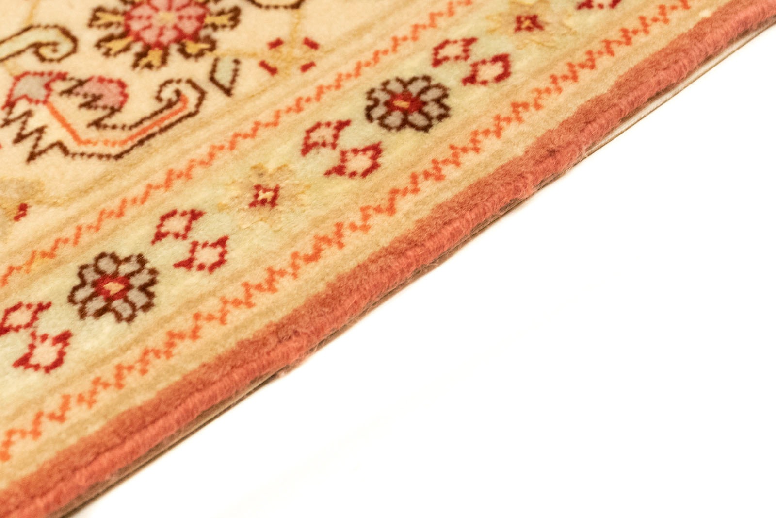 morgenland Teppich »Täbriz 50 Raj Teppich handgeknüpft terrakotta«, rechteckig, handgeknüpft