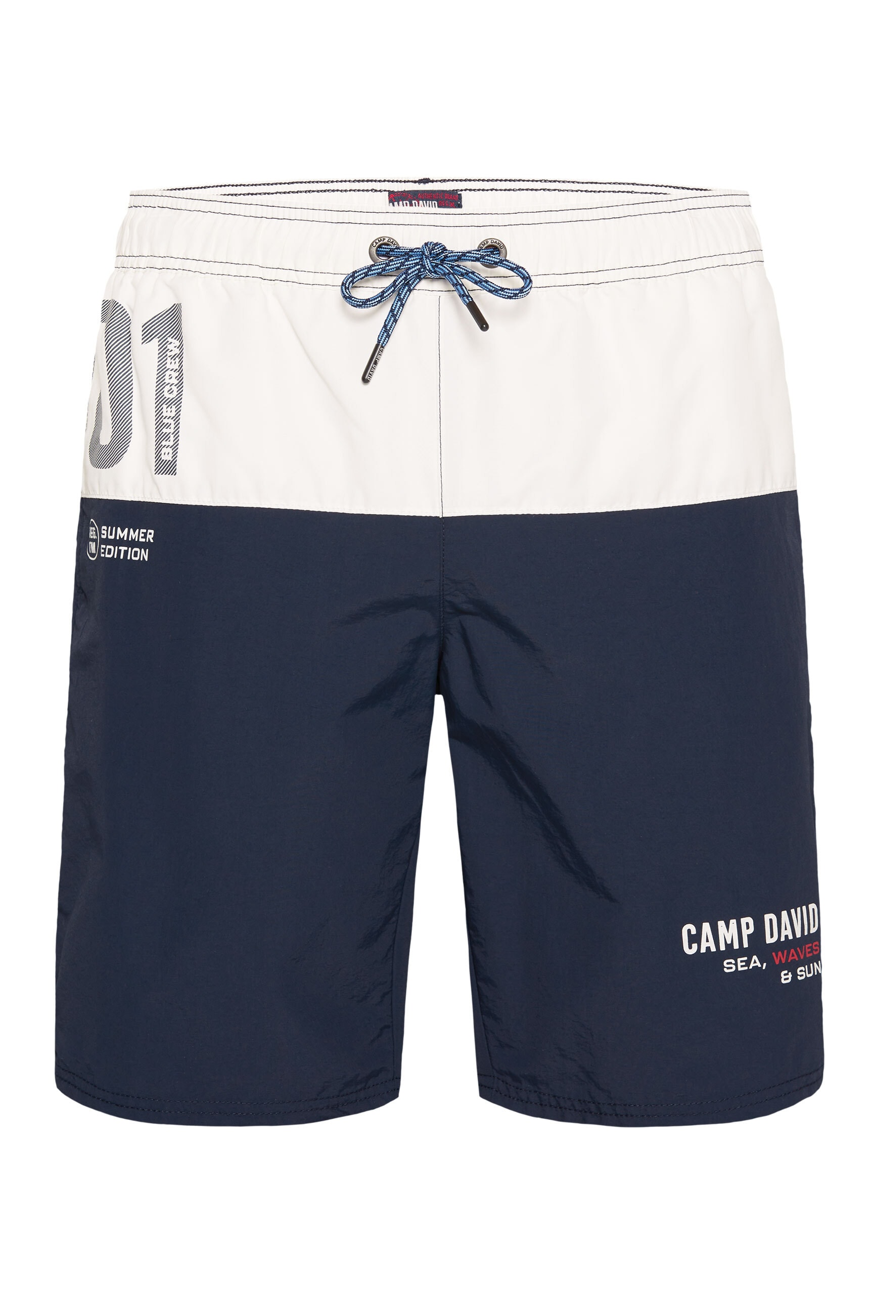 CAMP DAVID Badeshorts, mit Einschubtaschen & einer Gesäßtasche