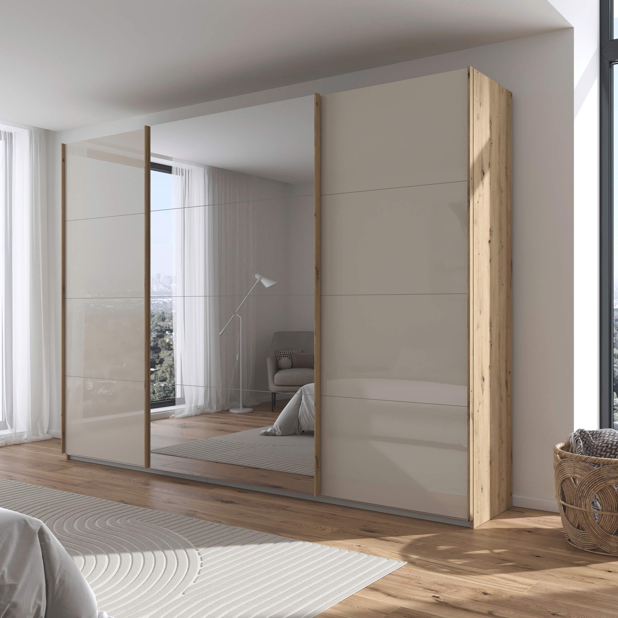 OTTO home Schwebetürenschrank "Kleiderschrank Kleiderschränke Schrank Garde günstig online kaufen