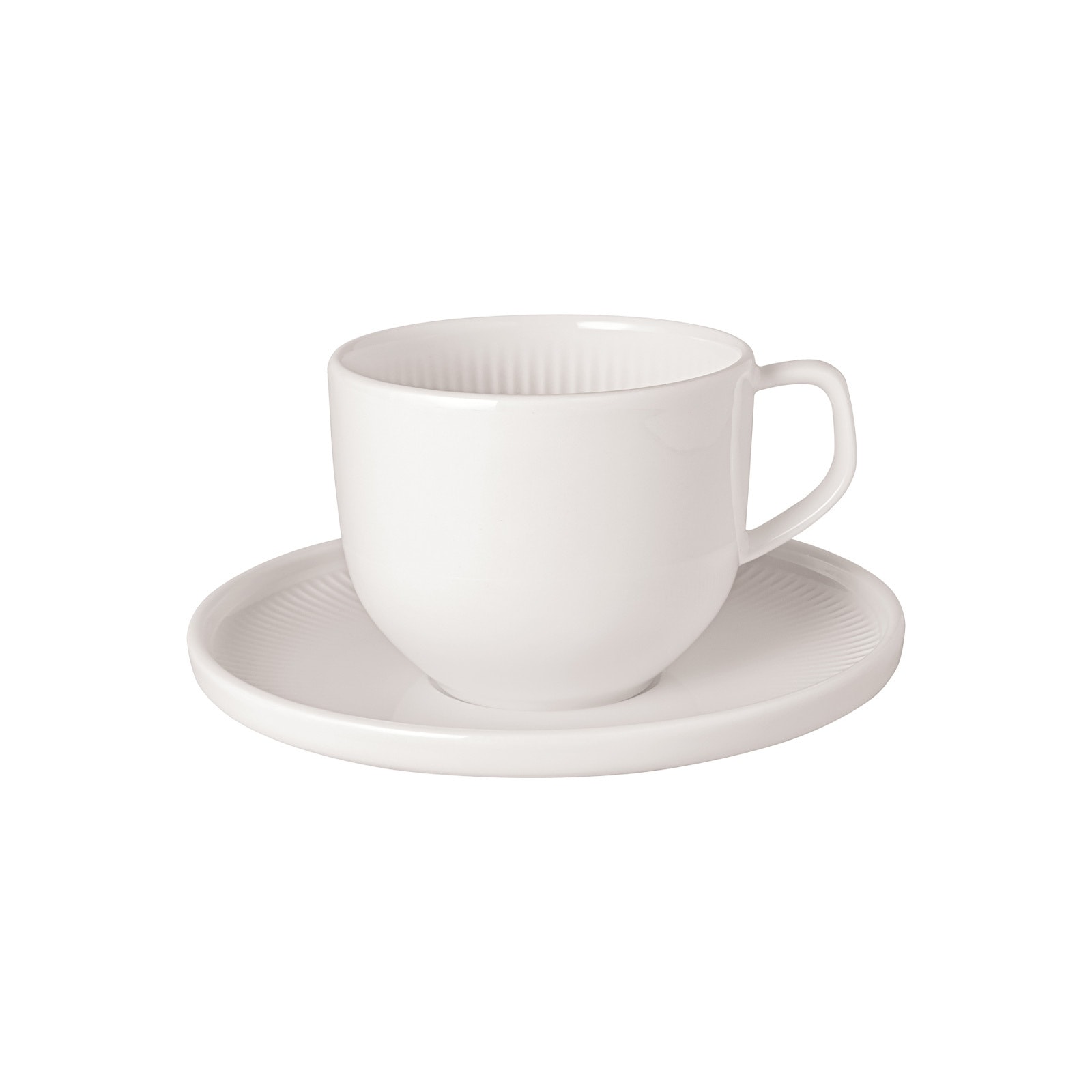 Villeroy & Boch Tasse "Kaffeetasse mit Untertasse Afina 150 ml weiß" günstig online kaufen