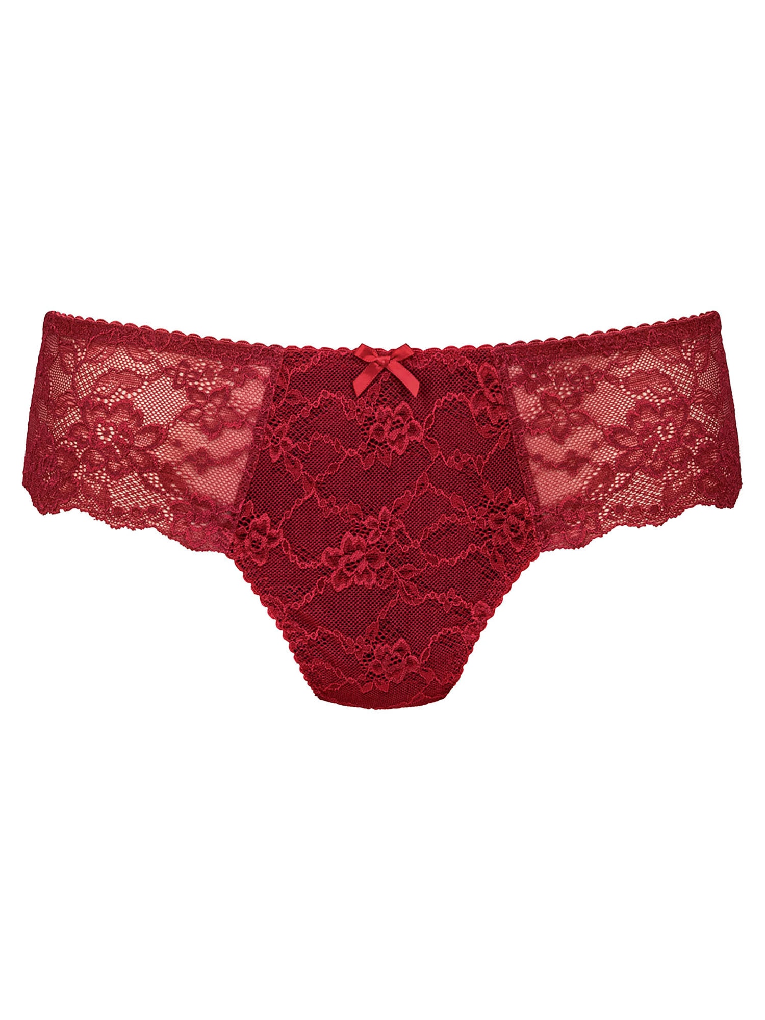 ANITA Damen Panty "Shorty Bobette", Gr. 38, rot, Spitze, Obermaterial: 80% Polyamid PA. 13% Polyester PES. 7% Elasthan EL., Unterhosen