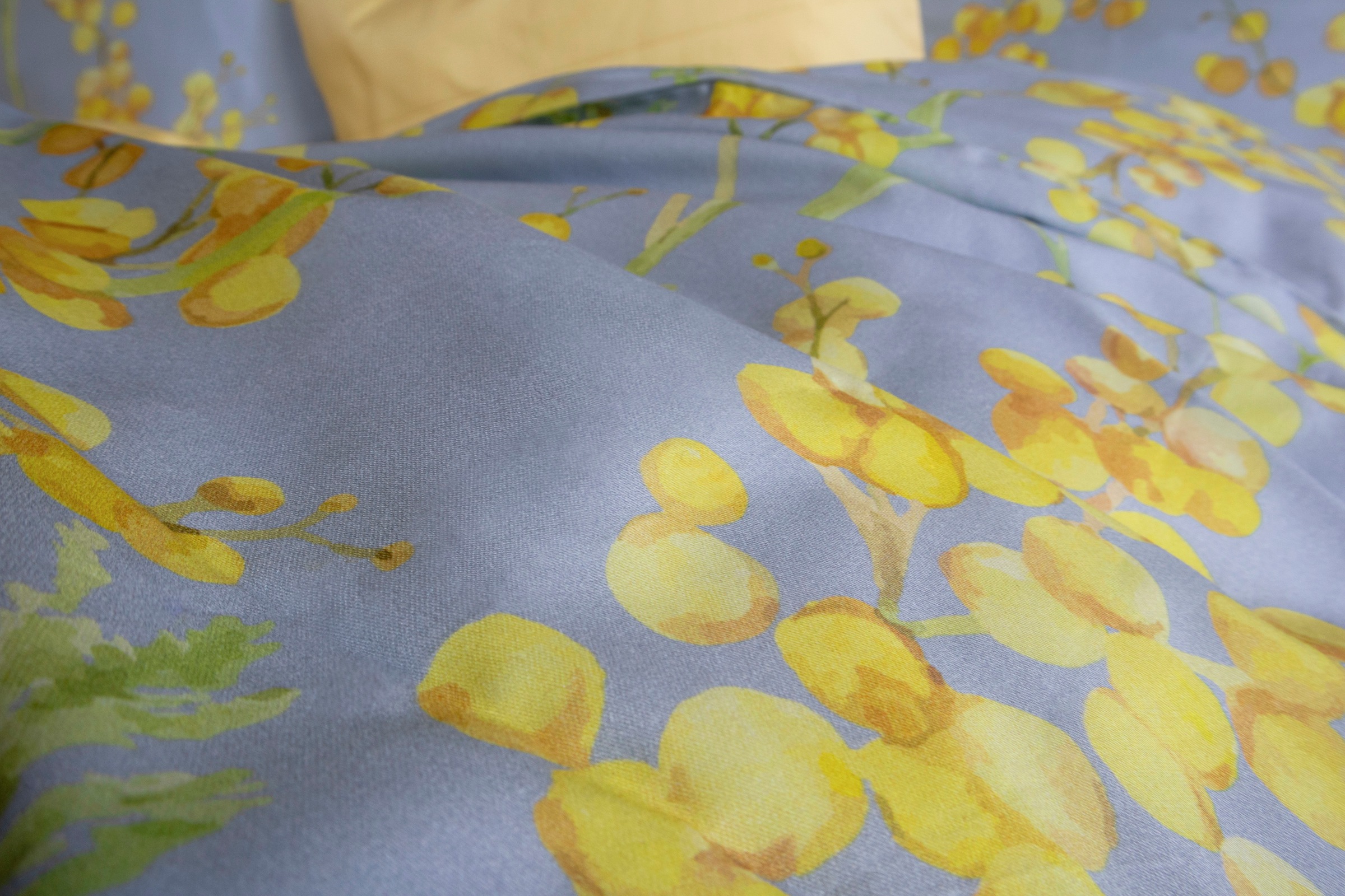 fleuresse Bettwäsche »Bed Art S«, (3 tlg.), Mako Satin-Bettwäsche aus 100% Baumwolle