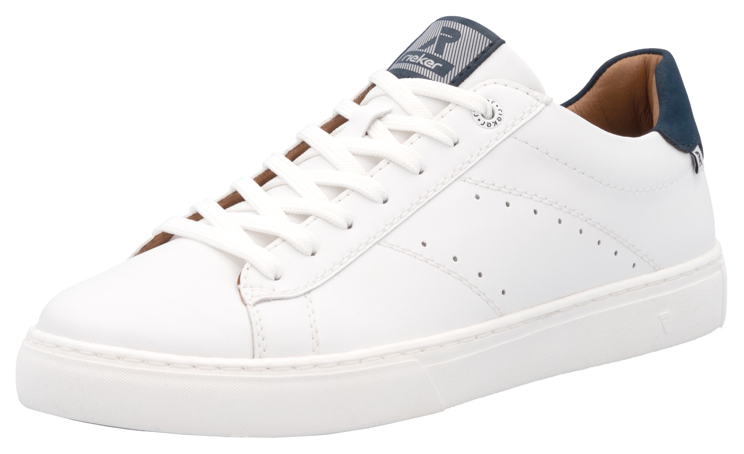 RIEKER Sport Sneaker  mit Leder-Innenfutter, Freizeitschuh, Halbschuh, Schnürschuh