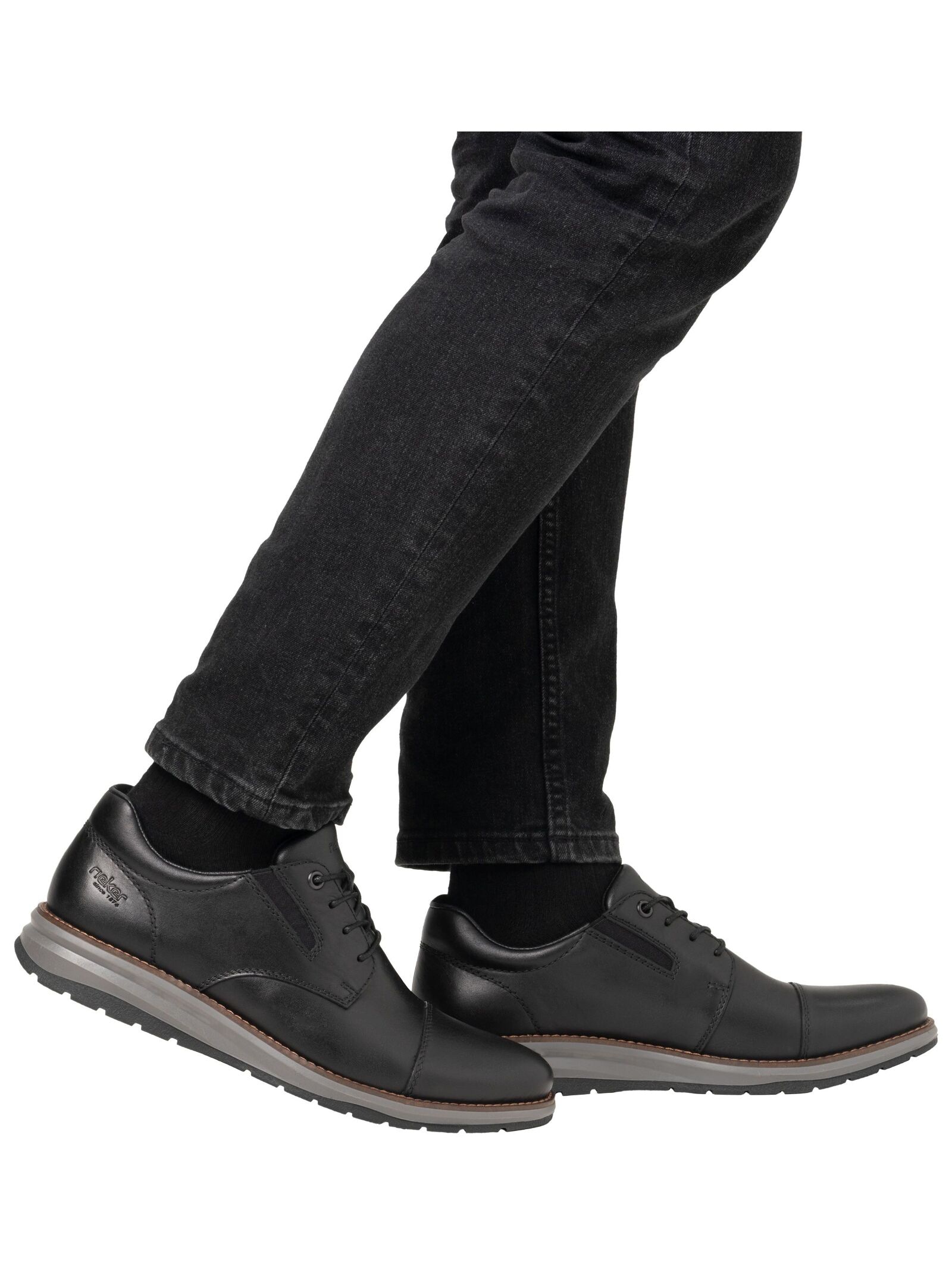 Rieker Schnürschuh »Rieker Halbschuhe Glattleder«