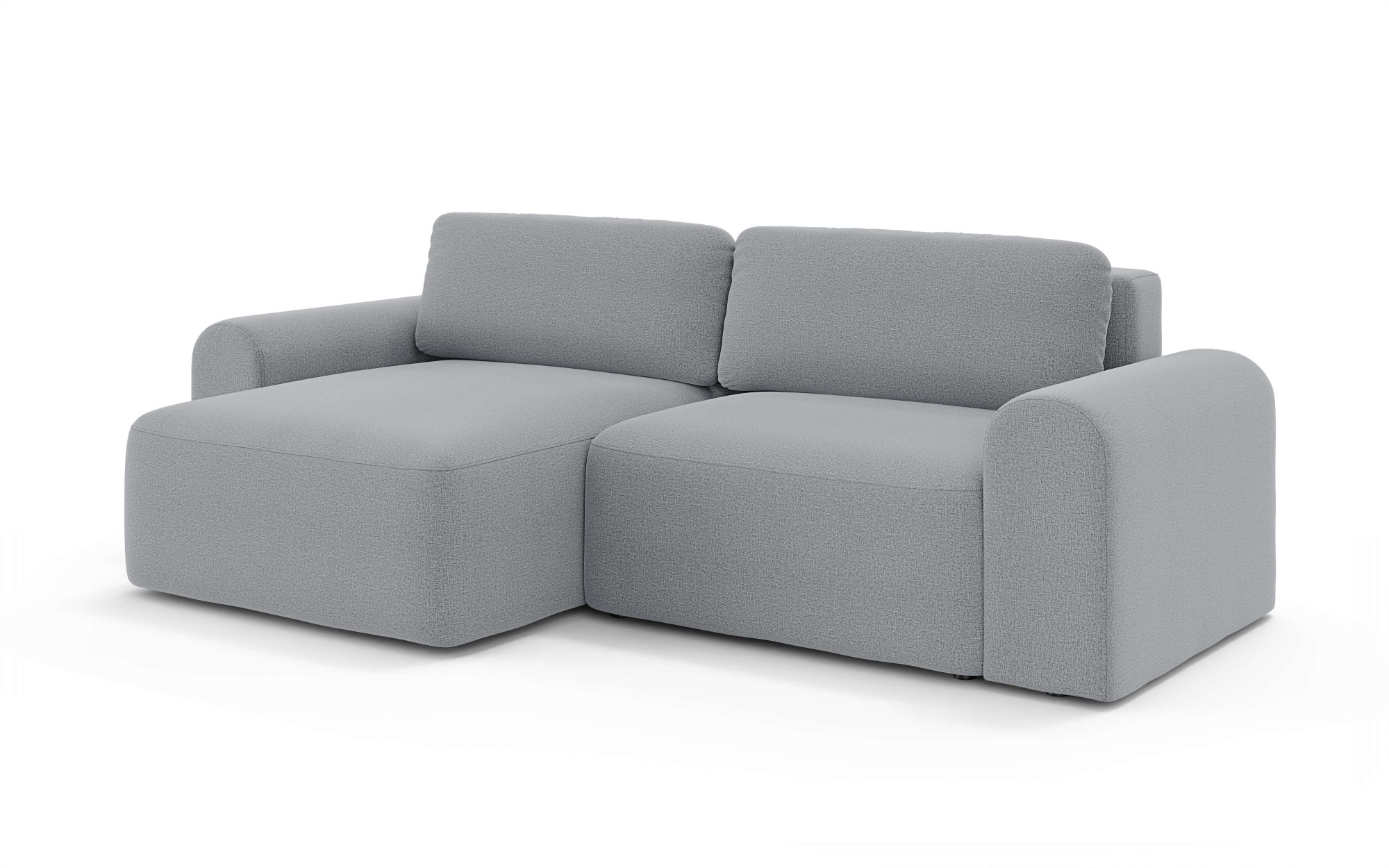OTTO home Ecksofa »LEOO universell Schlafsofa mit Bettkasten, Maße B/T/H: 272/152/84,5 cm«, L-Form mit Recamiere rechts oder links montierbar, hoher Sitzkomfort