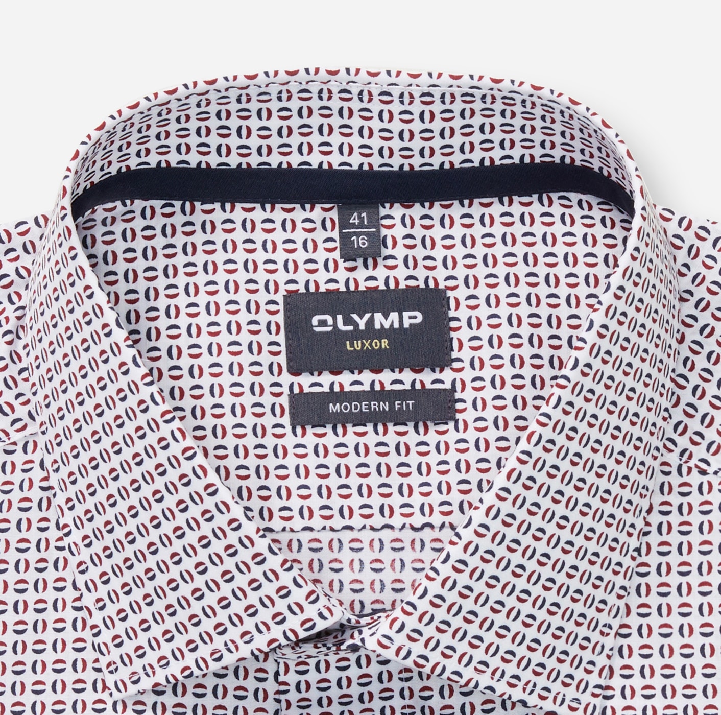 OLYMP Langarmhemd »Luxor modern fit«, New-Kentkragen, Businesshemd
