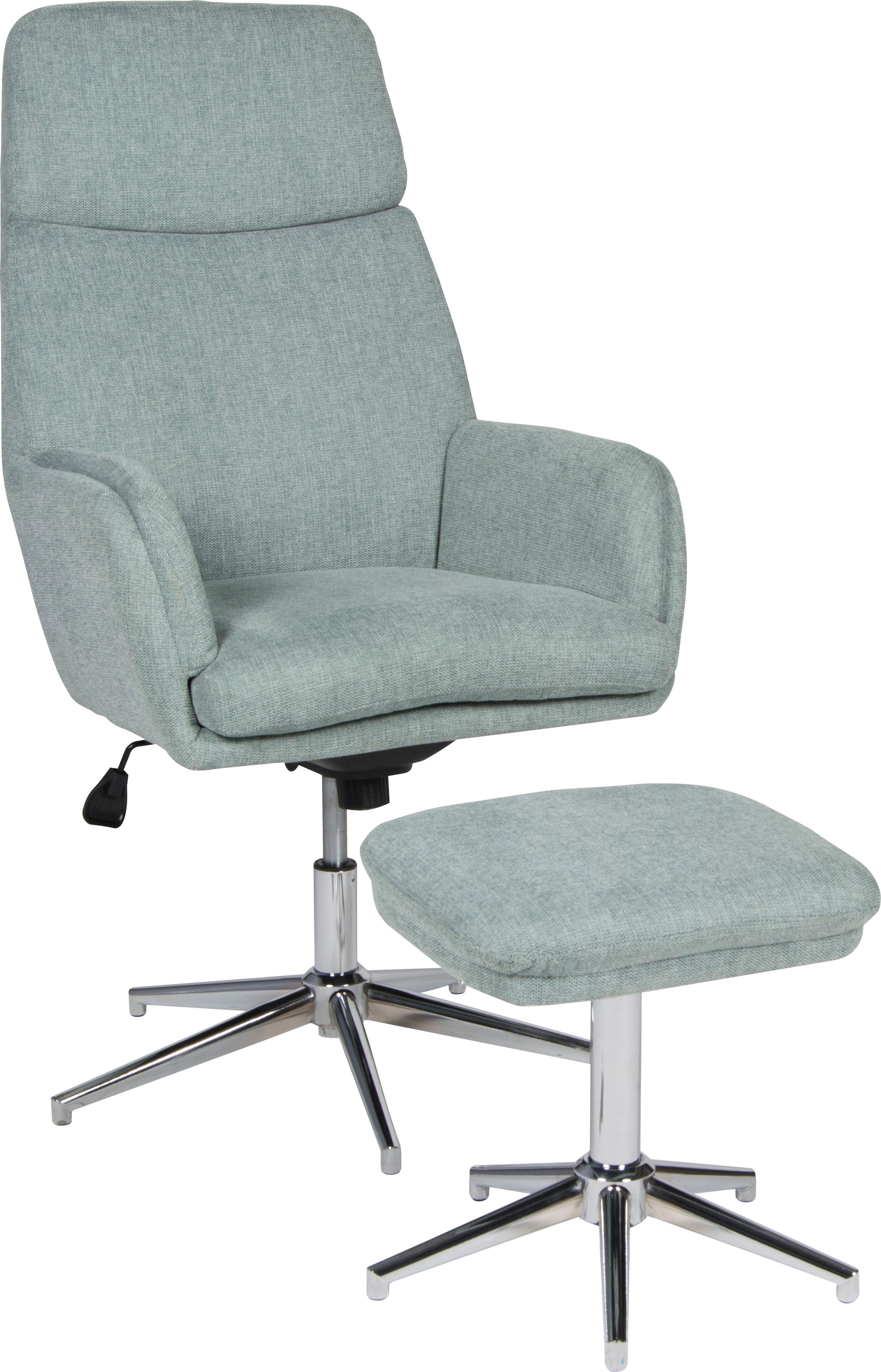 Duo Collection TV-Sessel »Whitby mit Wippfunktion, Härtegradeinstellung, Feststellung«, des Sitzwinkels und Hocker, 360 Grad drehbar