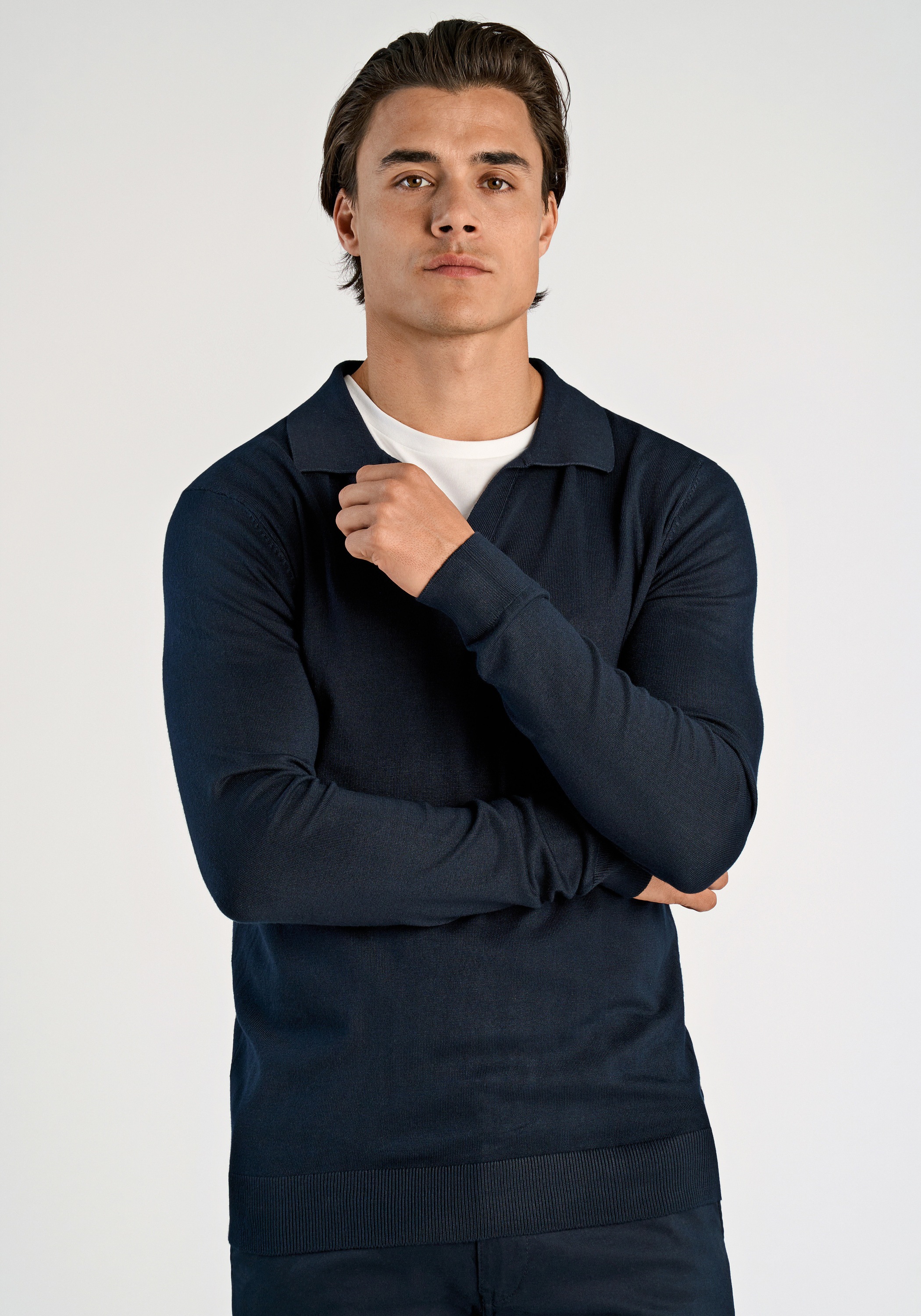 LINDBERGH Poloshirt "Lindbergh Strickpullover" günstig online kaufen