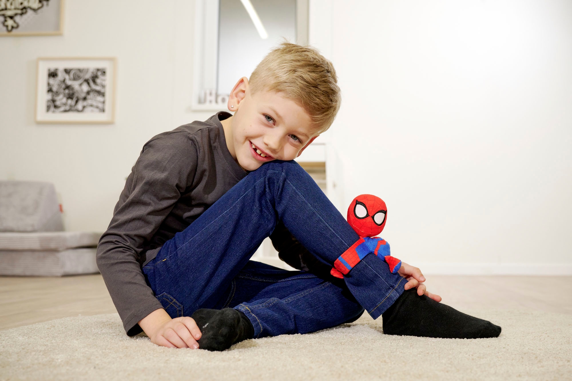 SIMBA Plüschfigur »Marvel Spider-Man Schnapparmband, 17 cm«