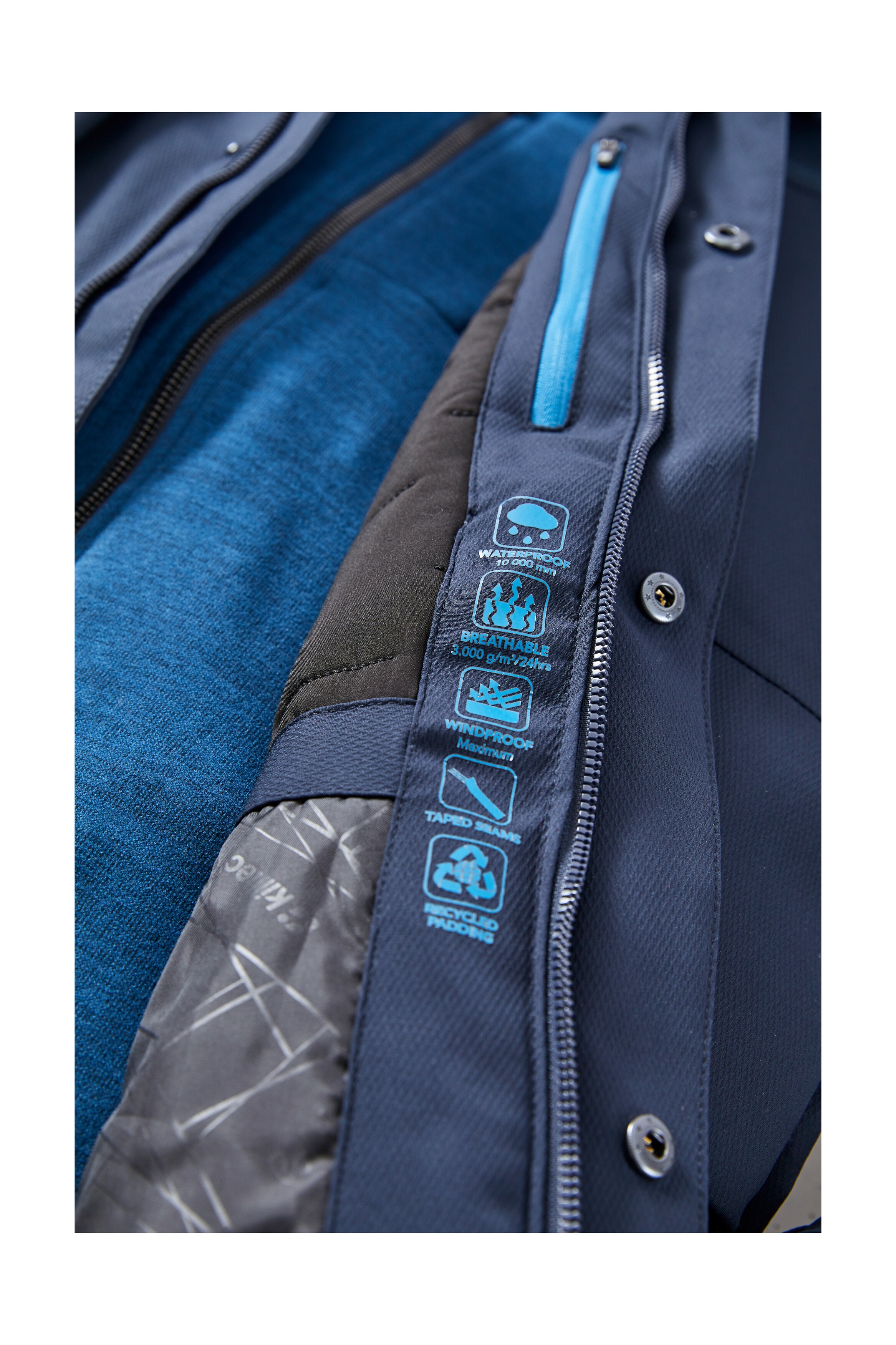 Thumbnail - Killtec Funktionsjacke "KOW 81 MN JCKT" Wasserdichte Herrenjacke mit abnehmbarer Kapuze und vielen Taschen