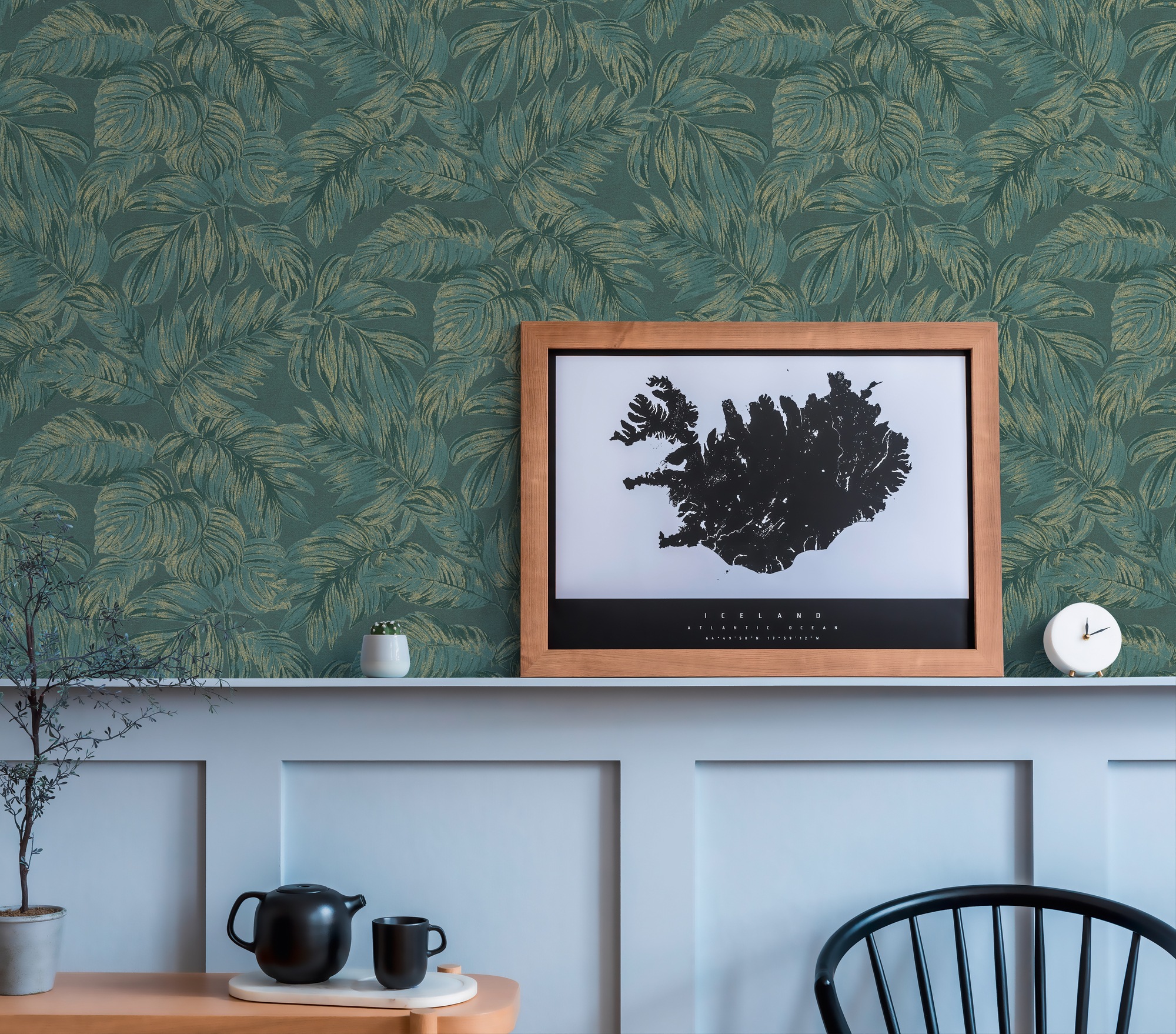A.S. Création Vliestapete »Casual Living florale Tapete Mustertapete Blätter Blattmuster«, matt, Vliestapete Blättertapete für Schlafzimmer Küche Wohnzimmer Floral