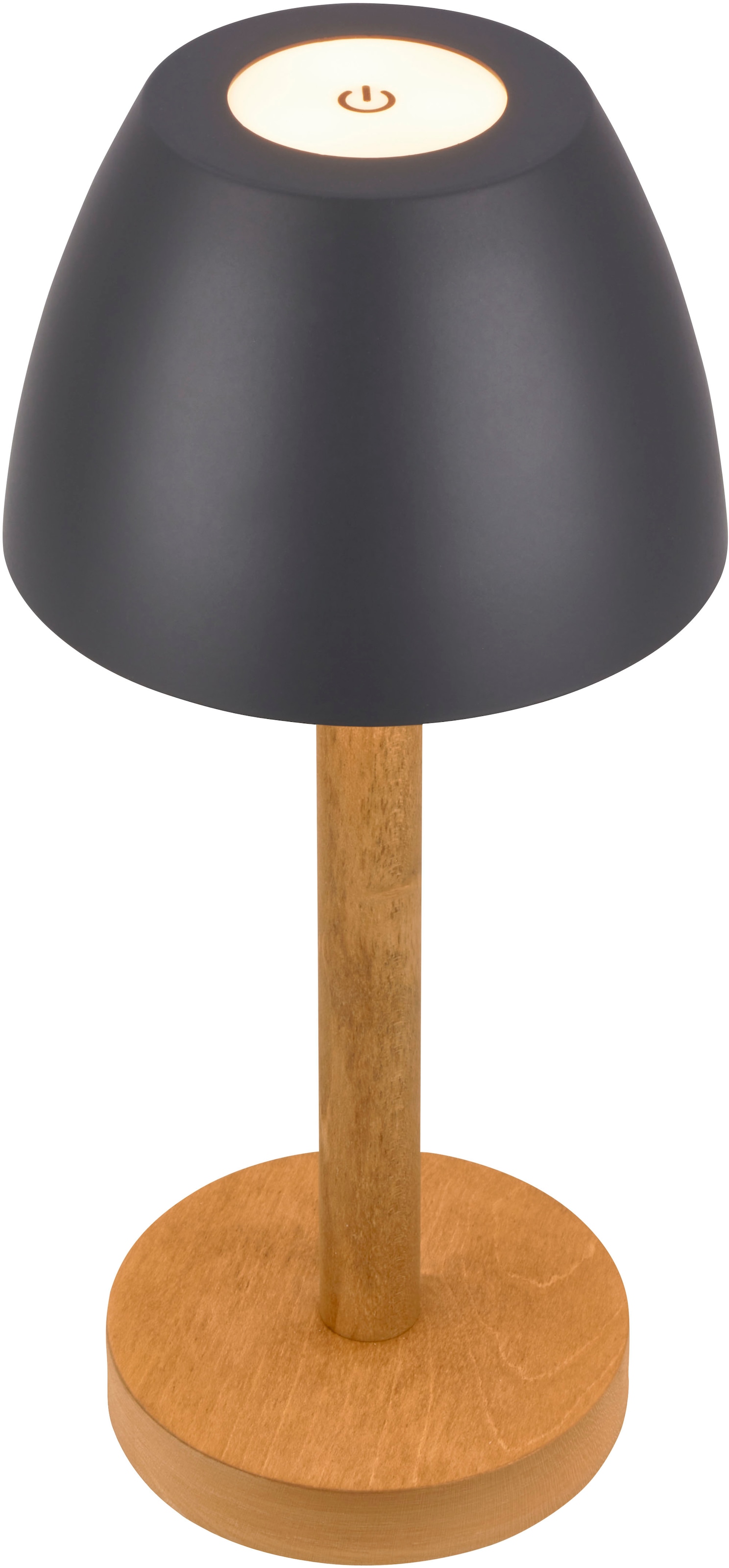 LED Außen-Tischleuchte "SERINA WOOD 7661015"anthrazit, BRILONER LEUCHTEN, Leuchten