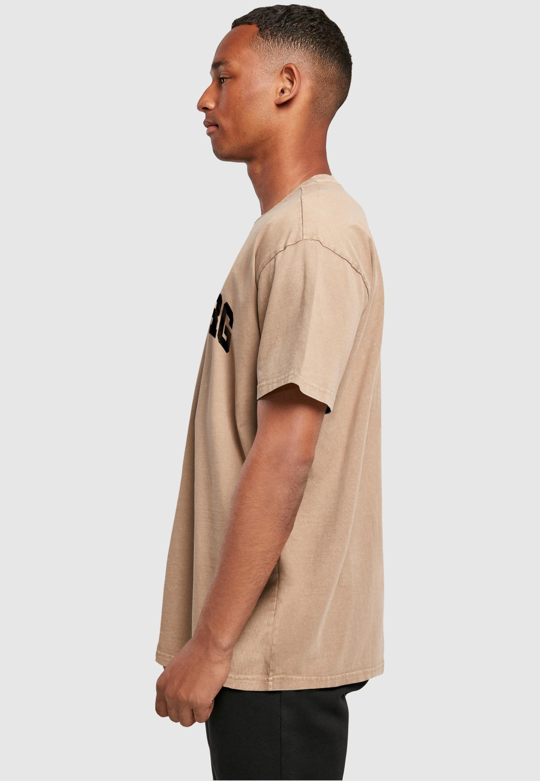 Merchcode T-Shirt »Merchcode Herren Hamburg Wording - Acid Washed Oversize Tee«, (1 tlg.)
