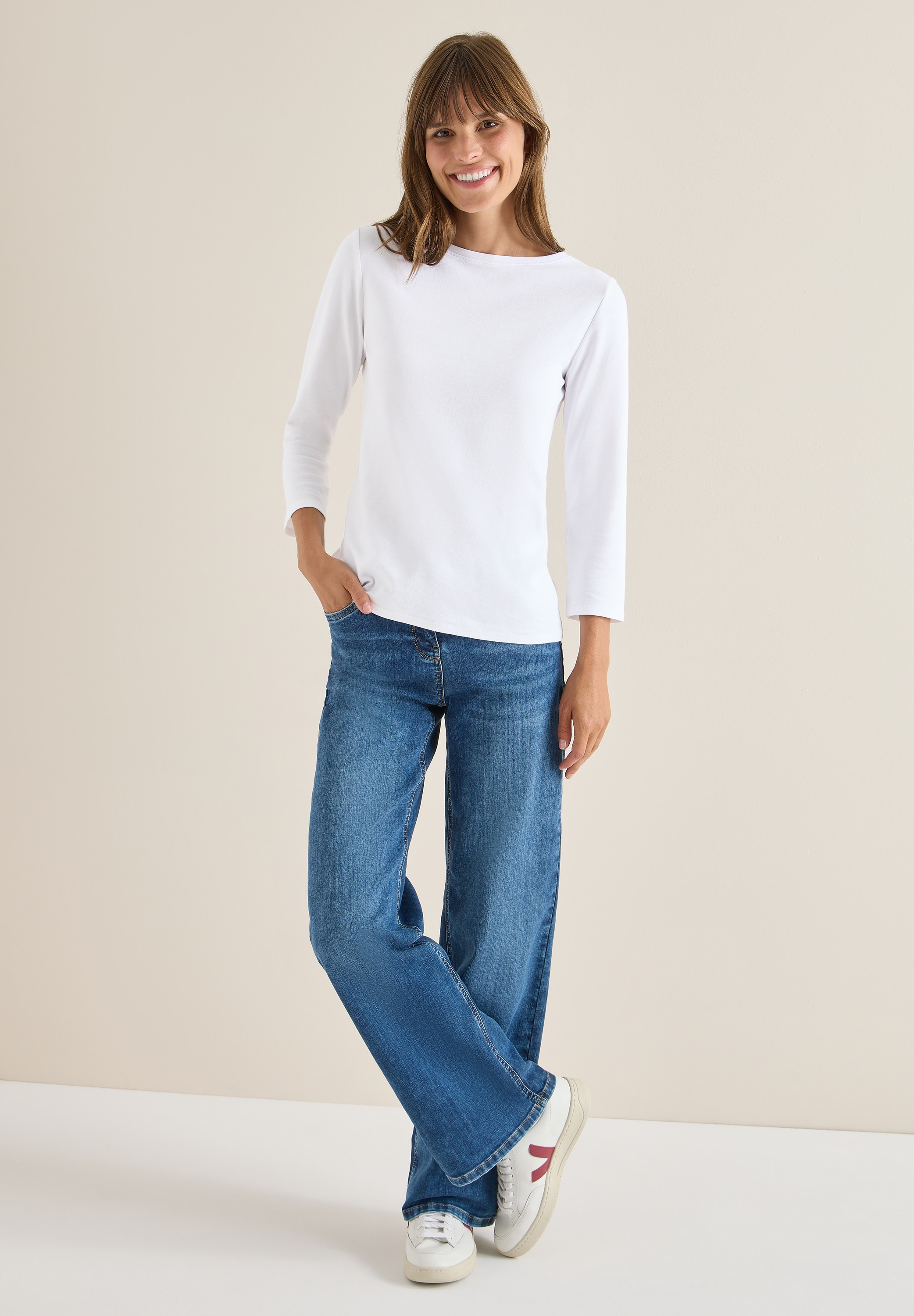 Cecil 3/4-Arm-Shirt mit 3/4 Ärmeln