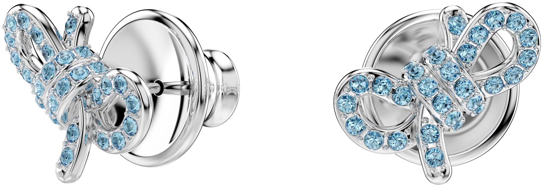 Swarovski Ohrring und Ketten Set »Multipack Schmuck Geschenk Lifelong Bow, Schleife, 5723554«, (Set, 3 tlg.), mit Swarovski® Kristallen