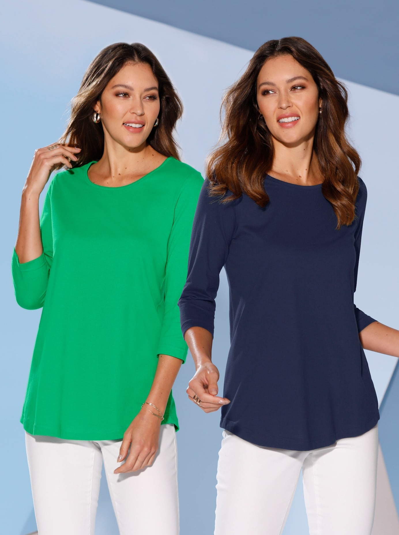 Classic Basics Longshirt "Doppelpack Shirts" 2 Stk. tlg. günstig online kaufen