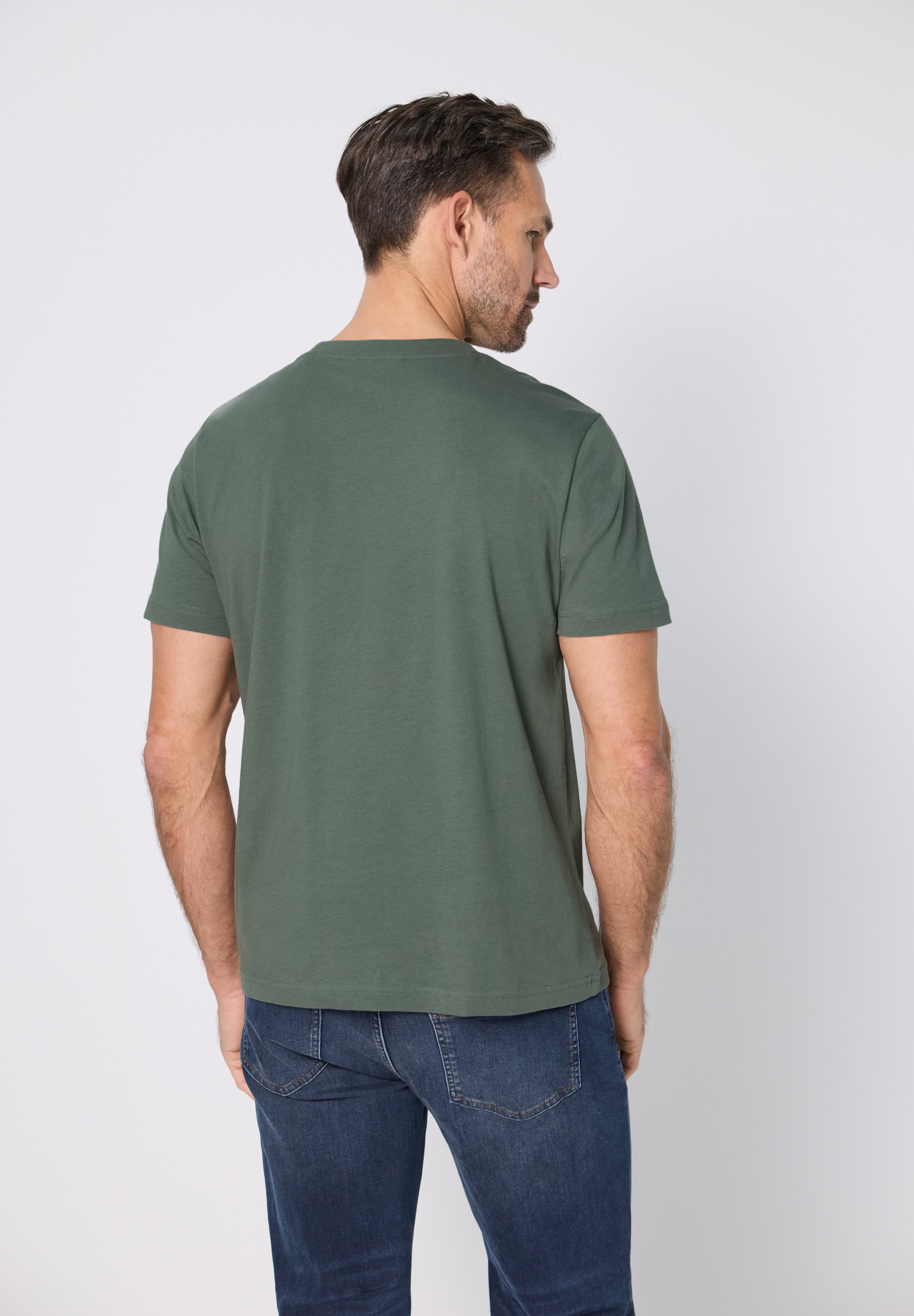 STREET ONE MEN T-Shirt aus reiner Baumwolle