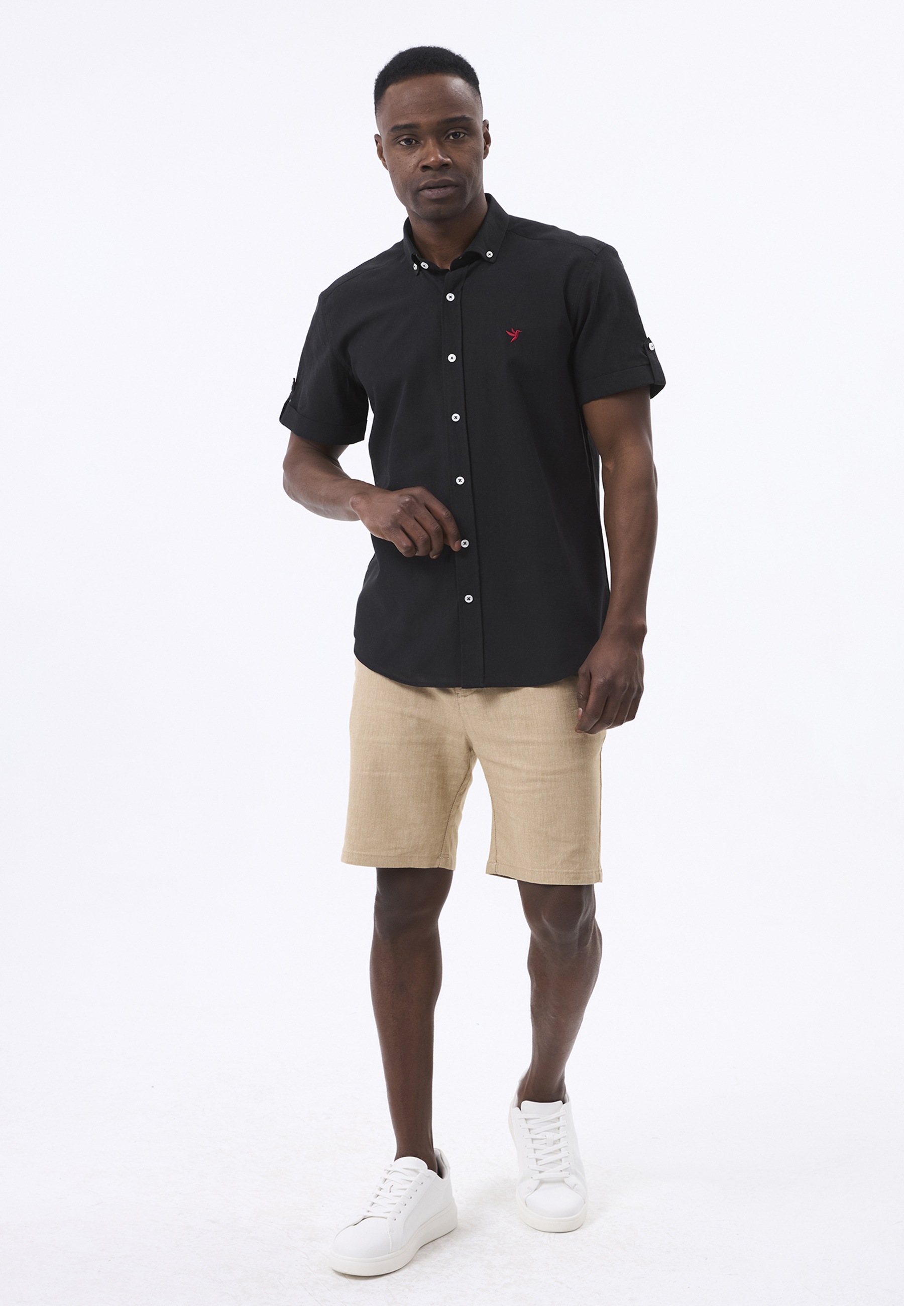 Felix Hardy Langarmhemd "Leinen-Shirt" günstig online kaufen