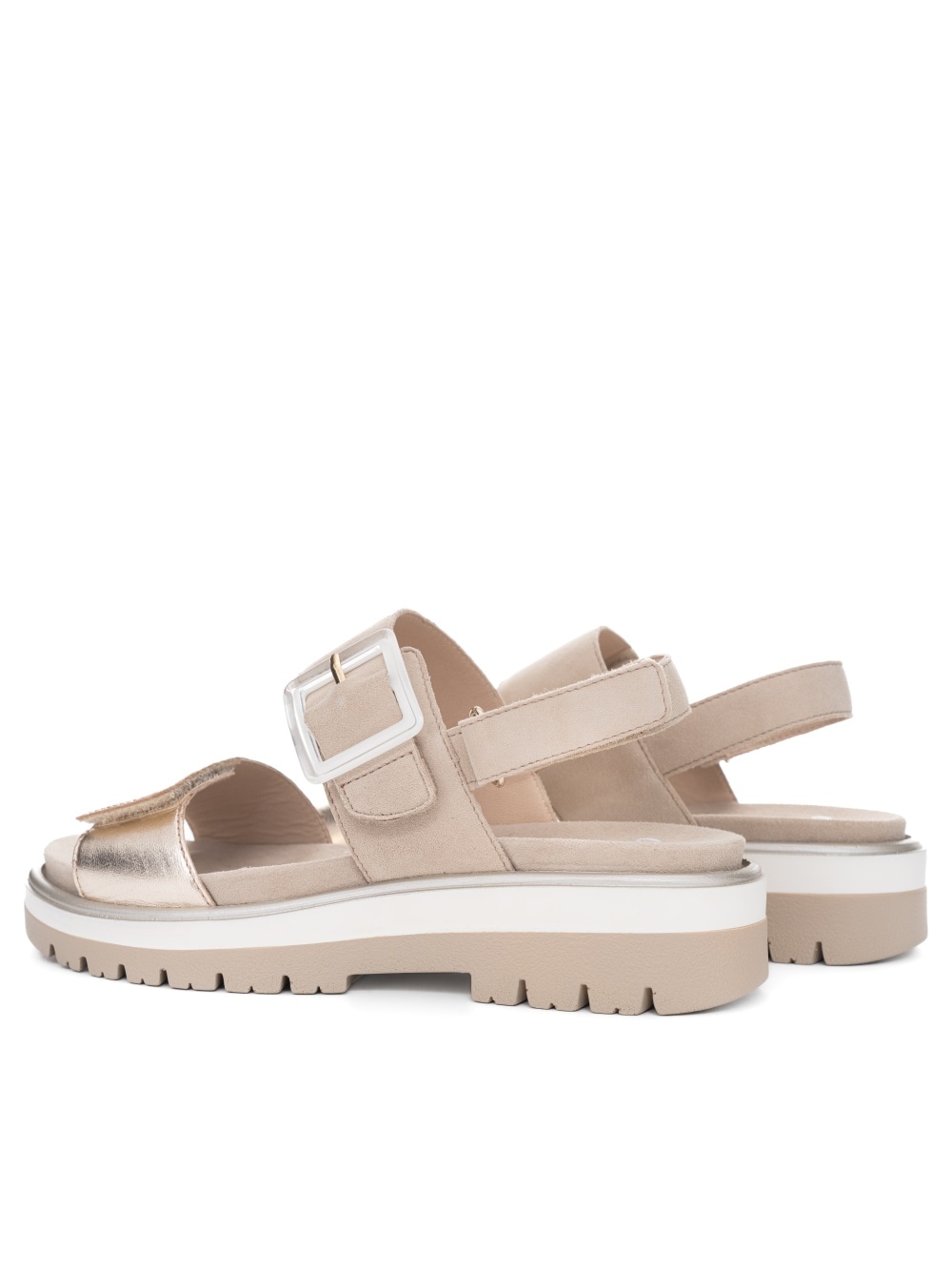 Ara Plateausandaletten »MALAGA«, Plateausandale, Klettschuh in Bequemweite G (= weit)