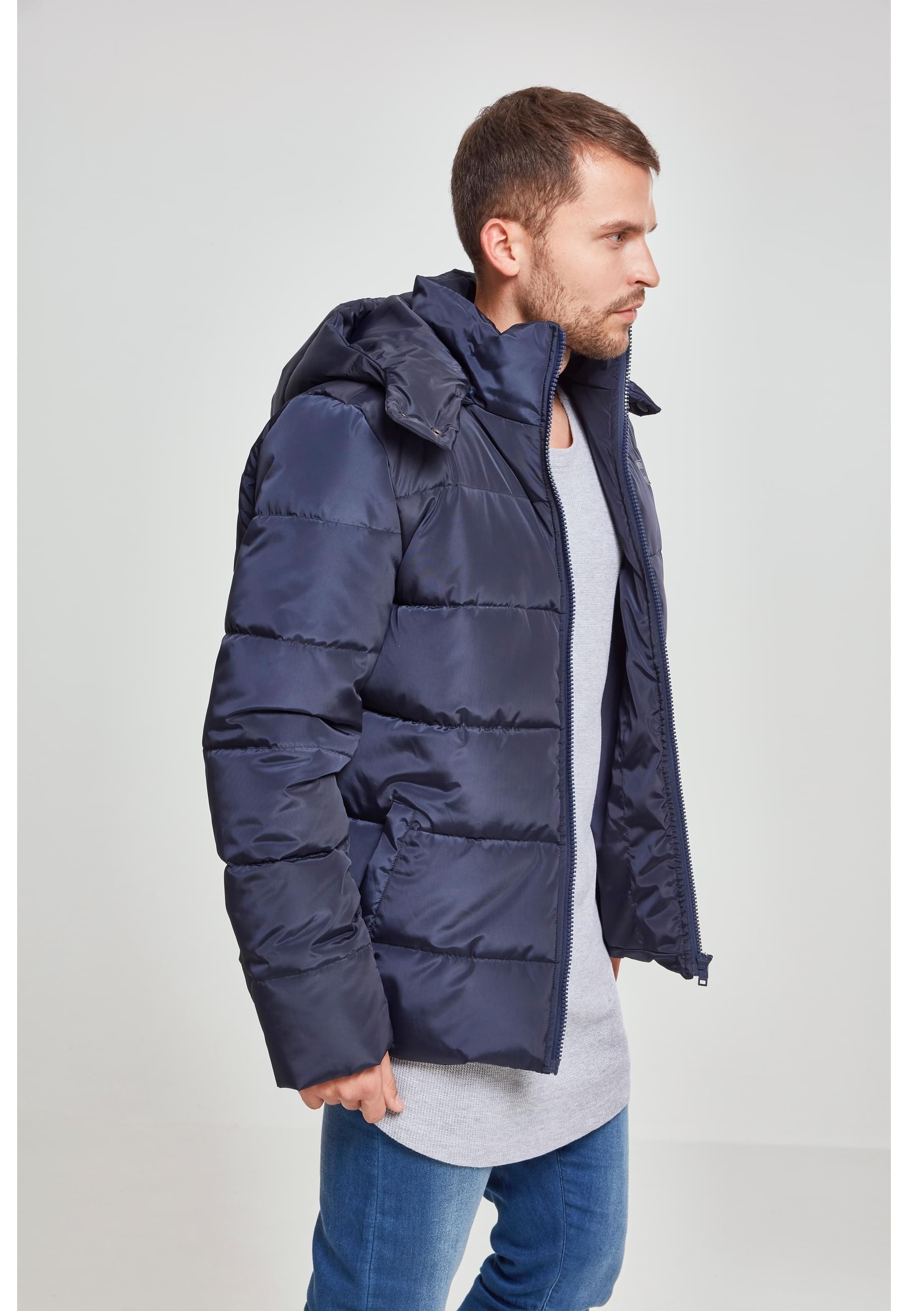 URBAN CLASSICS Allwetterjacke »Urban Classics Herren Hooded Puffer Jacket«, (1 St.), mit Kapuze