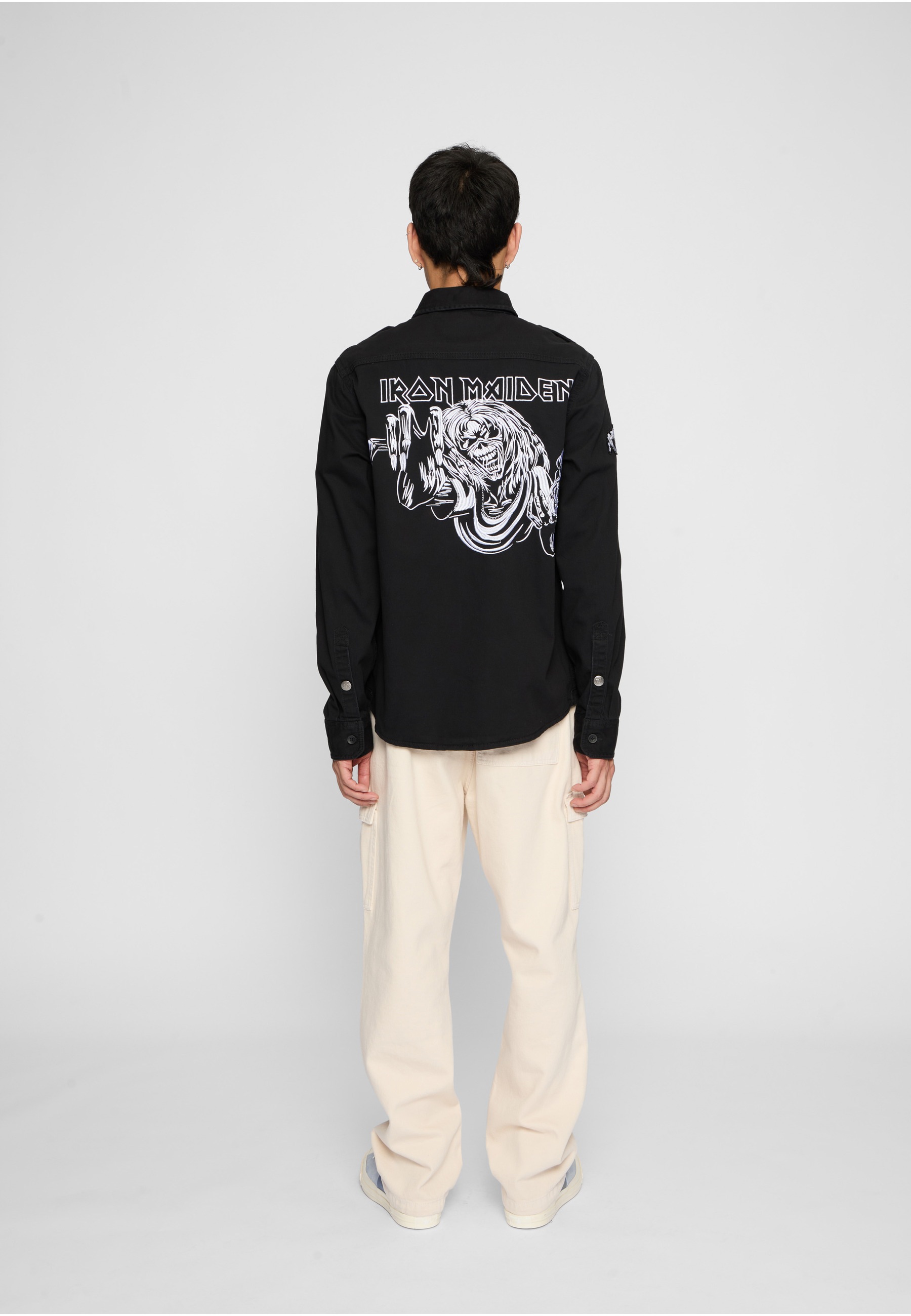 Brandit Kurzarmshirt »Brandit Iron Maiden Vintage Shirt long sleeve Eddy« 1 Stk.